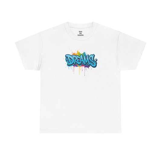 DREAMS Graffiti T-Shirt | Flow of Life & Trust the Process Manifestation Apparel
