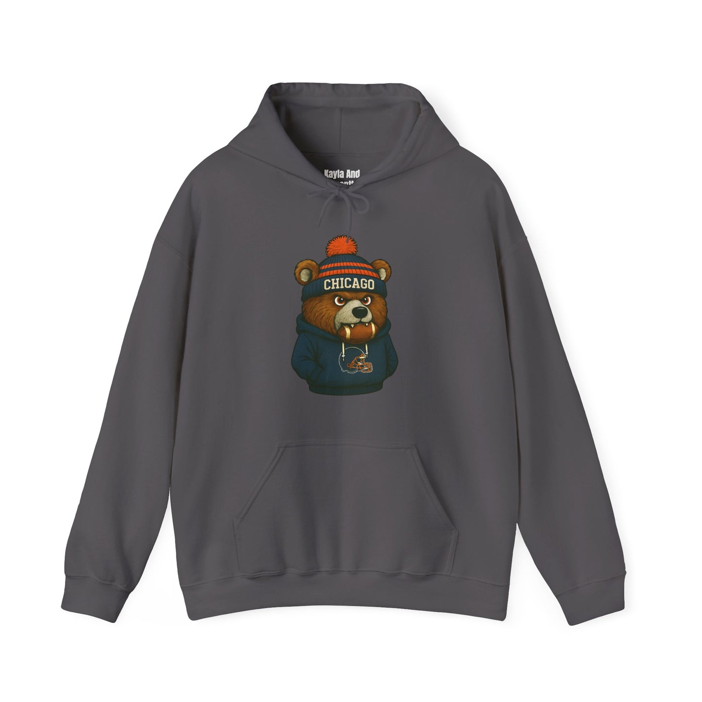 Chicago Football Hoodie | Retro Vintage Design Sweatshirt For Sports Fans