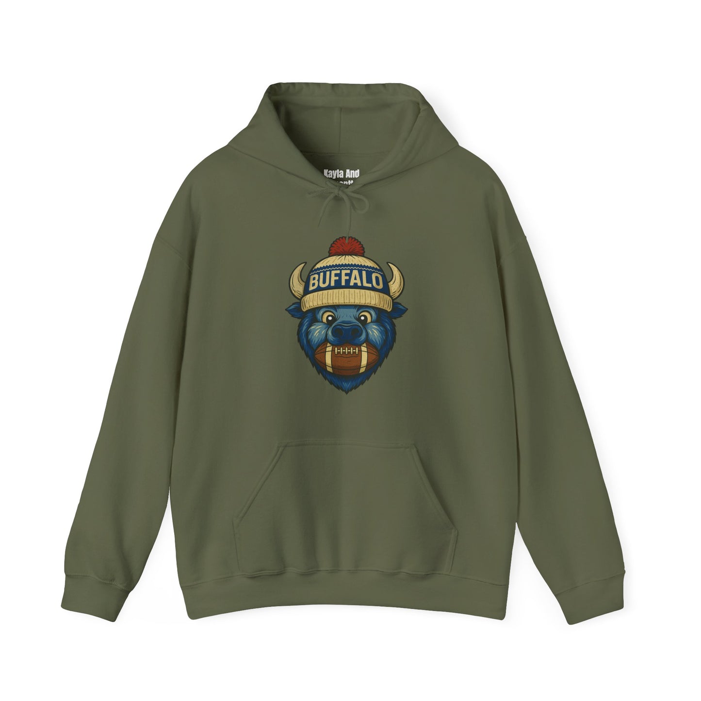 Buffalo Football Hoodie | Retro Vintage Design Sweatshirt For Sports Fans