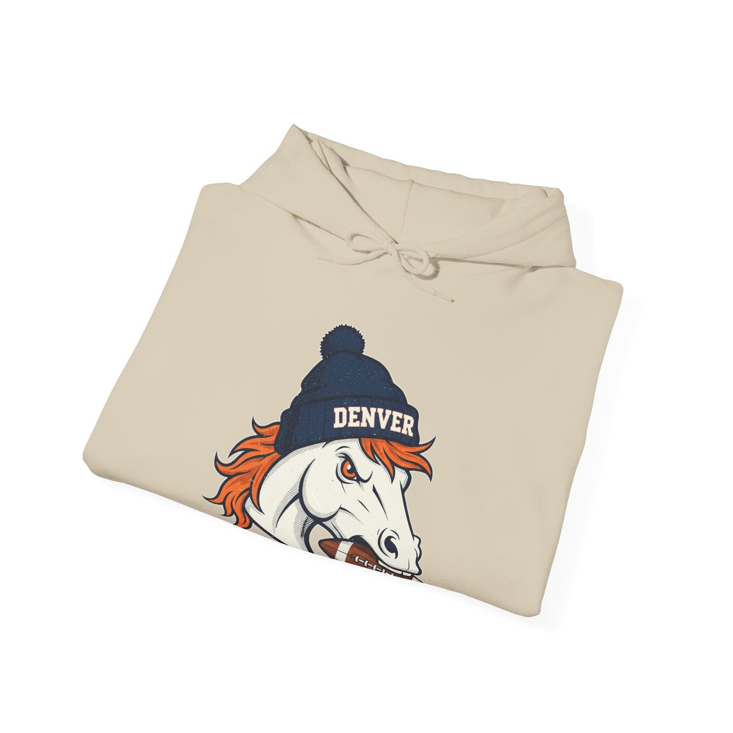 Denver Football Hoodie | Retro Vintage Design Sweatshirt For Sports Fans