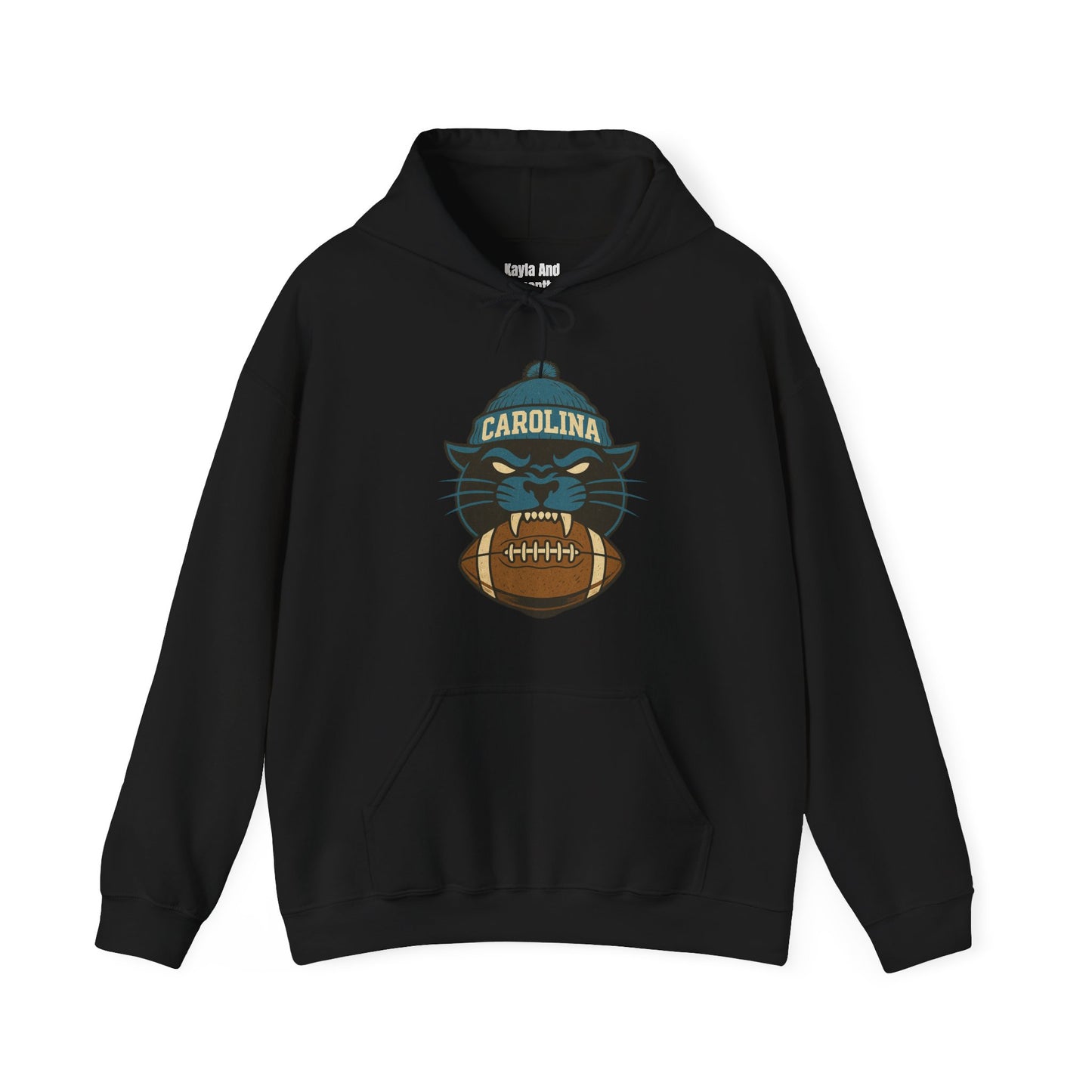 Carolina Football Hoodie | Retro Vintage Design Sweatshirt For Sports Fans