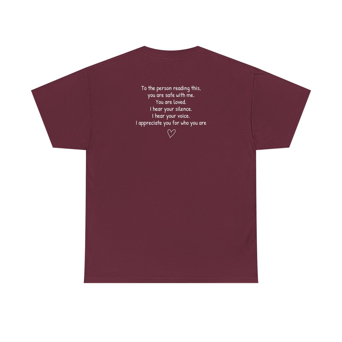 SAFE PLACE T-shirt – “You Are Safe With Me” Mental Health Tee