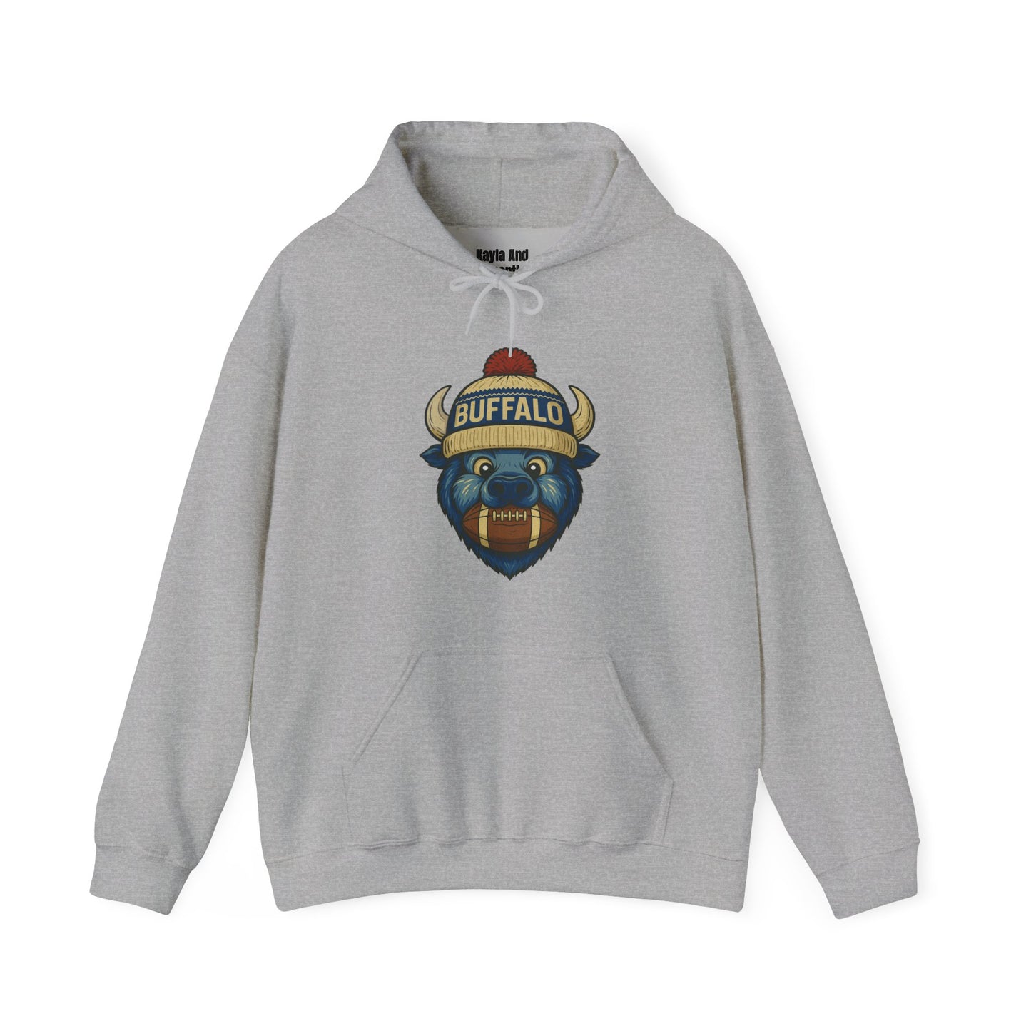 Buffalo Football Hoodie | Retro Vintage Design Sweatshirt For Sports Fans