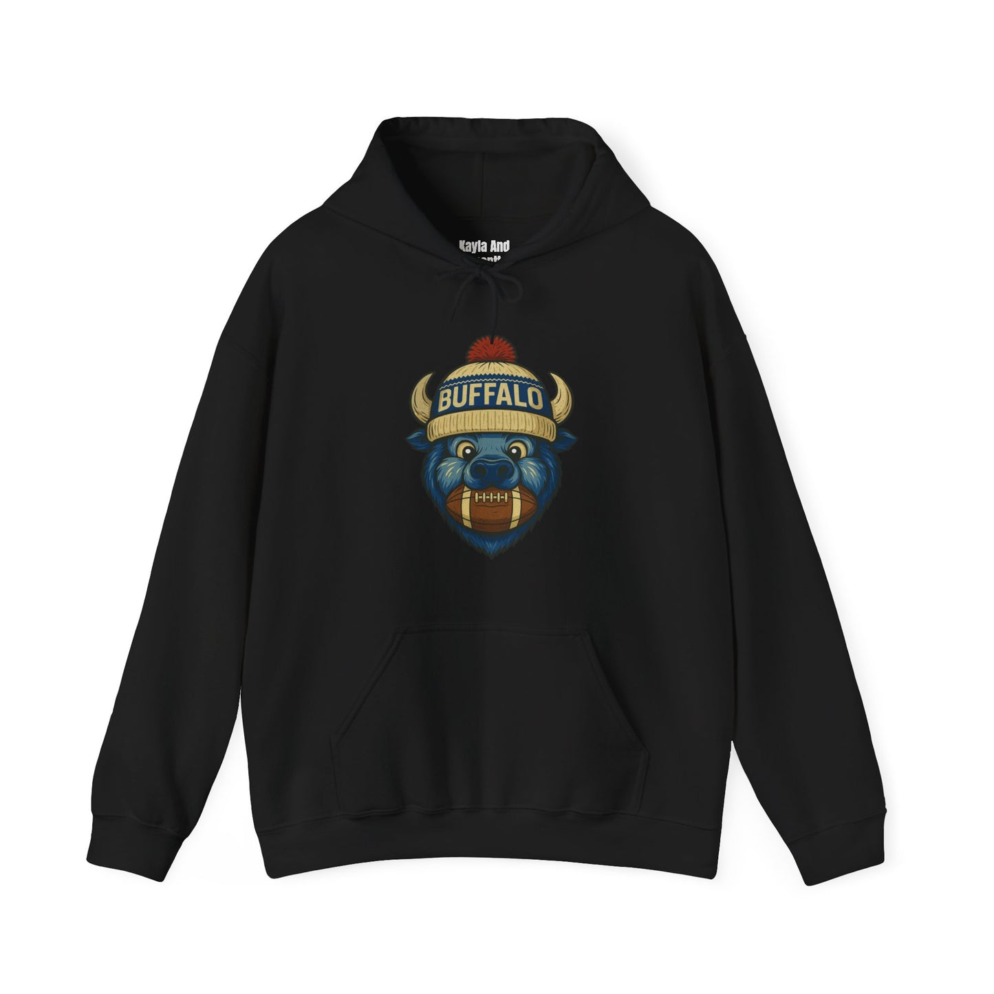 Buffalo Football Hoodie | Retro Vintage Design Sweatshirt For Sports Fans