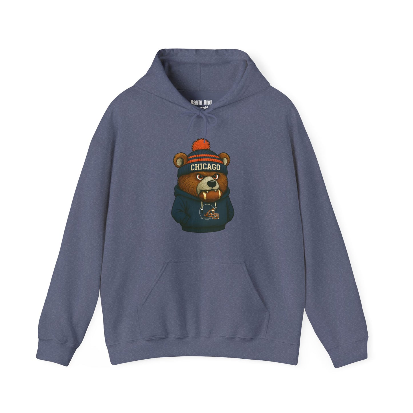 Chicago Football Hoodie | Retro Vintage Design Sweatshirt For Sports Fans
