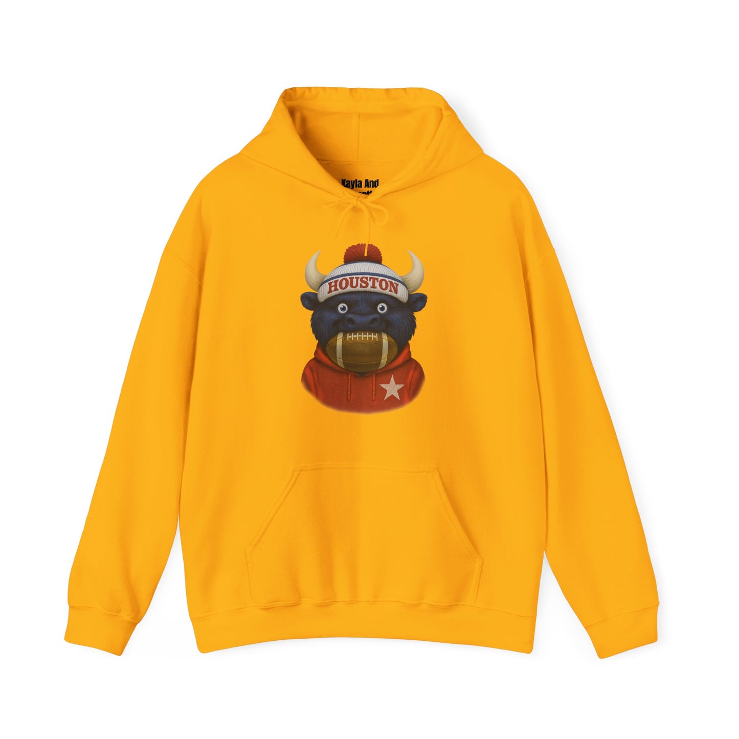 Houston Football Hoodie | Retro Vintage Design Sweatshirt For Sports Fans