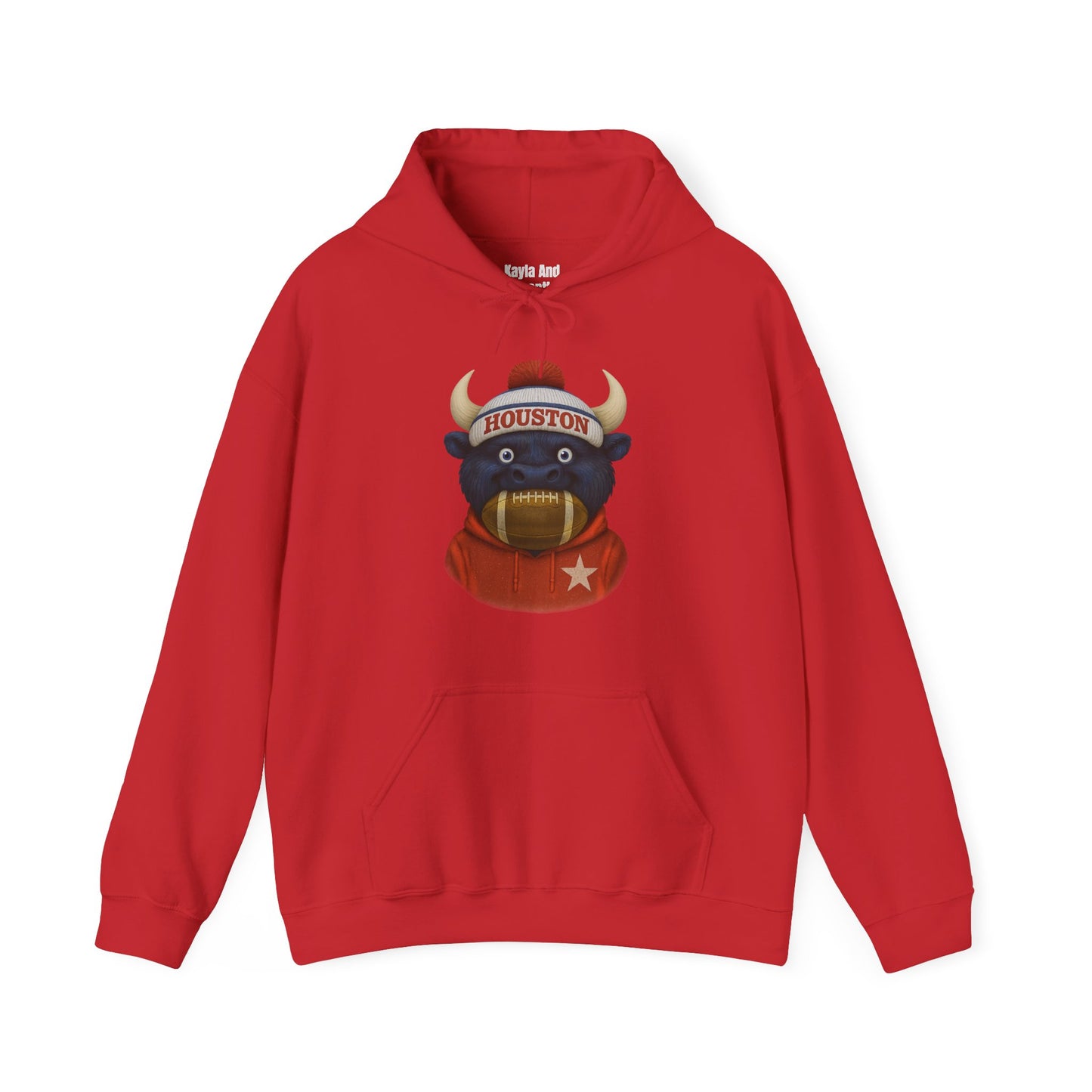 Houston Football Hoodie | Retro Vintage Design Sweatshirt For Sports Fans