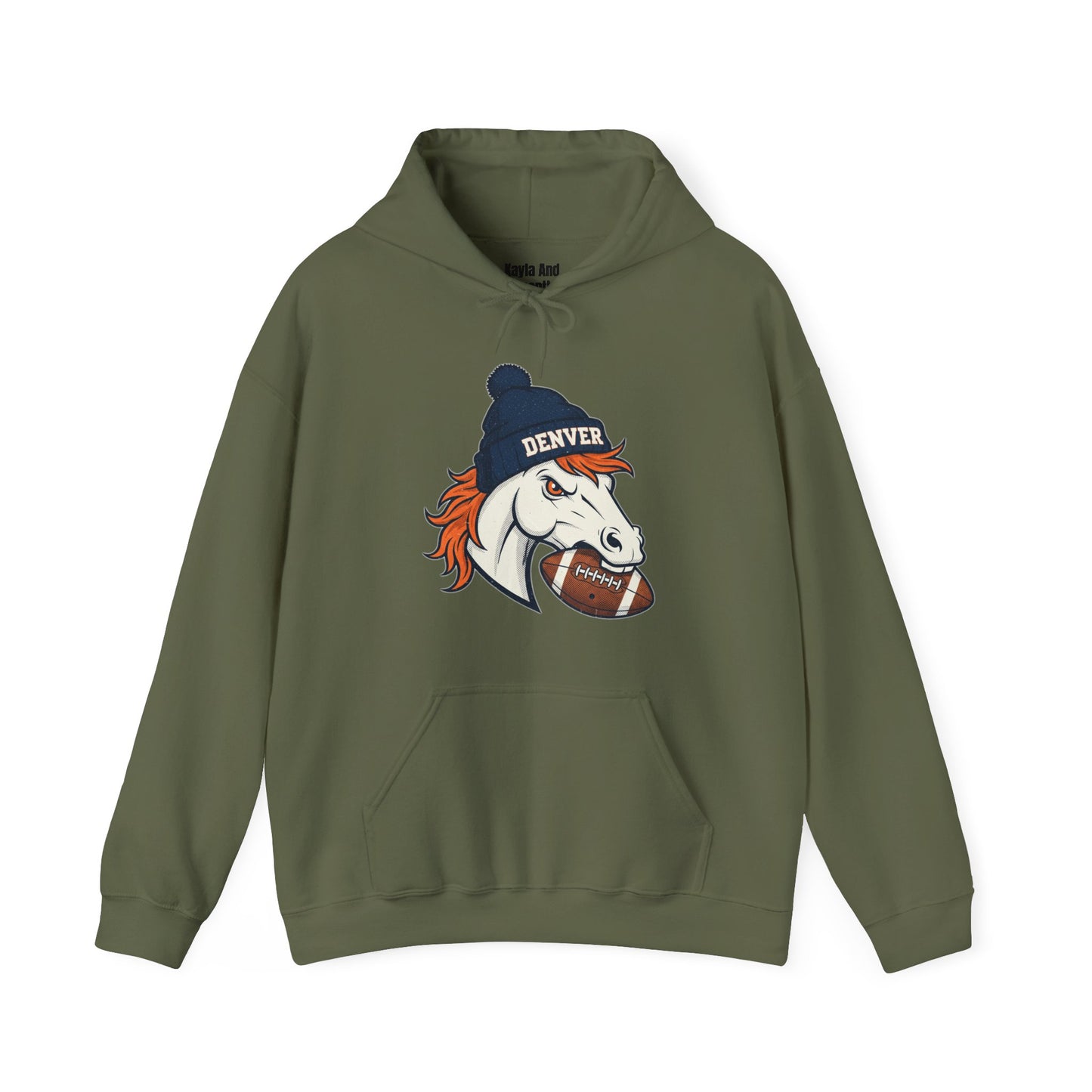 Denver Football Hoodie | Retro Vintage Design Sweatshirt For Sports Fans