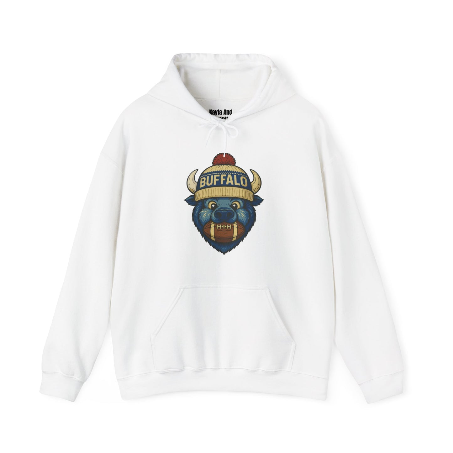 Buffalo Football Hoodie | Retro Vintage Design Sweatshirt For Sports Fans