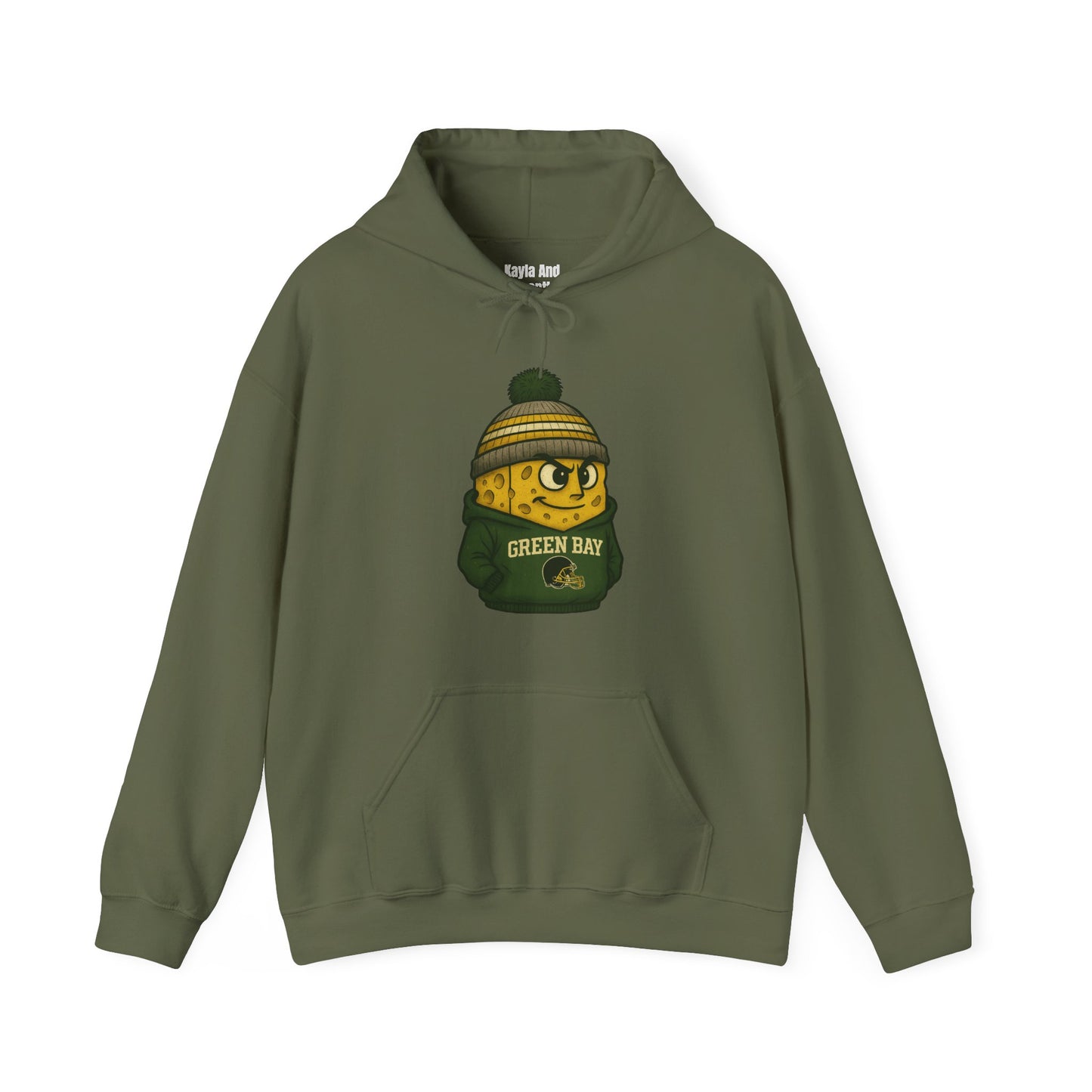 Green Bay Football Hoodie | Retro Vintage Design Sweatshirt For Sports Fans