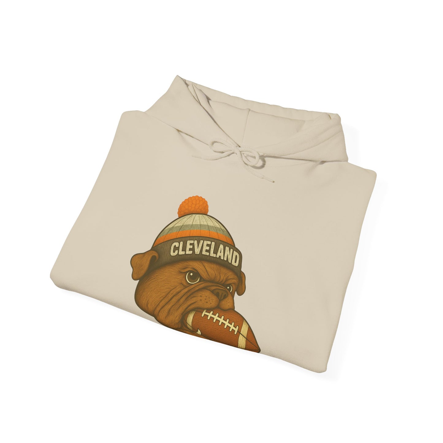 Cleveland Football Hoodie | Retro Vintage Design Sweatshirt For Sports Fans