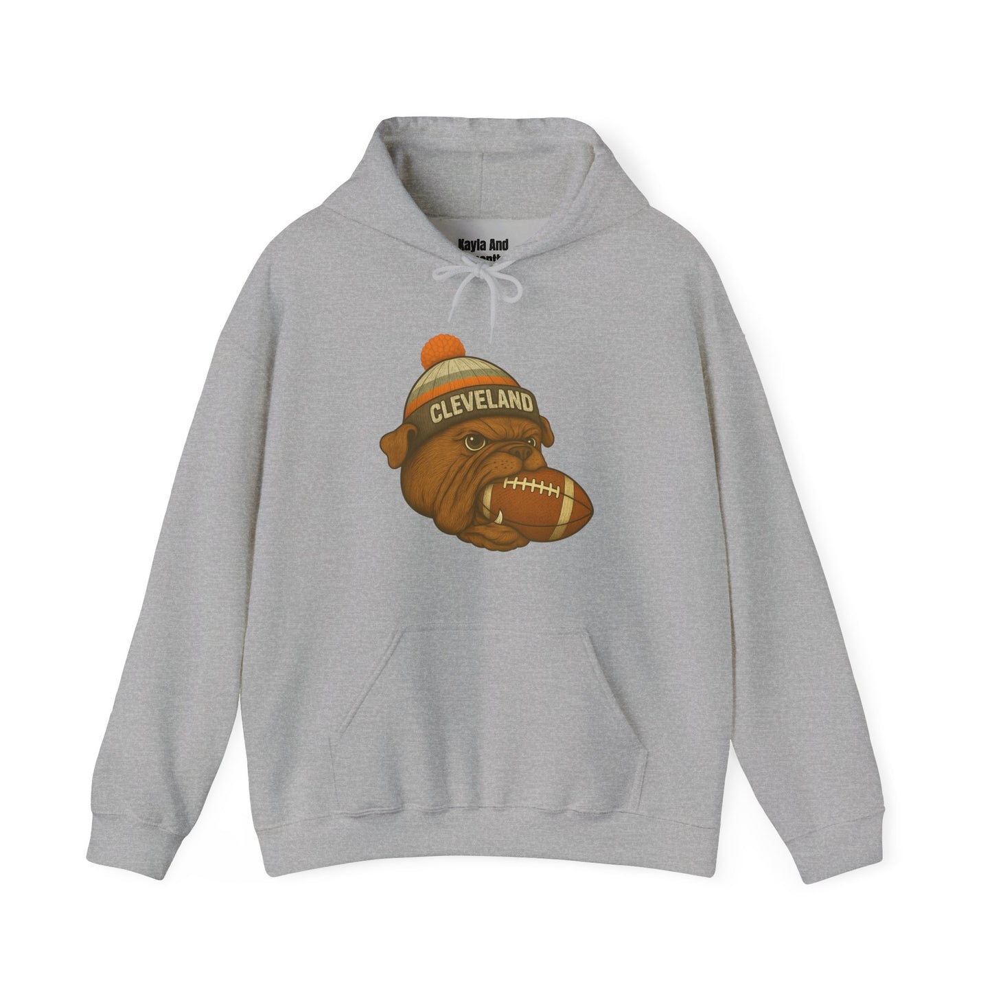 Cleveland Football Hoodie | Retro Vintage Design Sweatshirt For Sports Fans