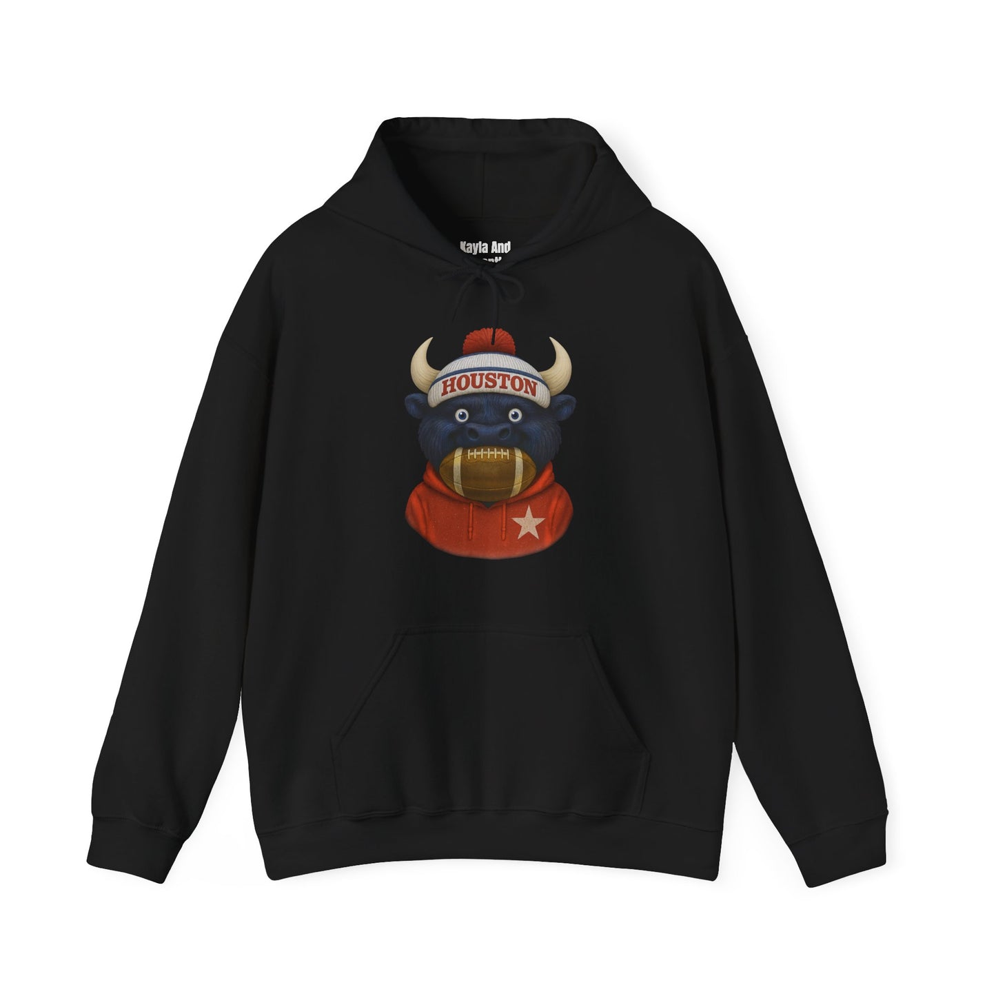 Houston Football Hoodie | Retro Vintage Design Sweatshirt For Sports Fans