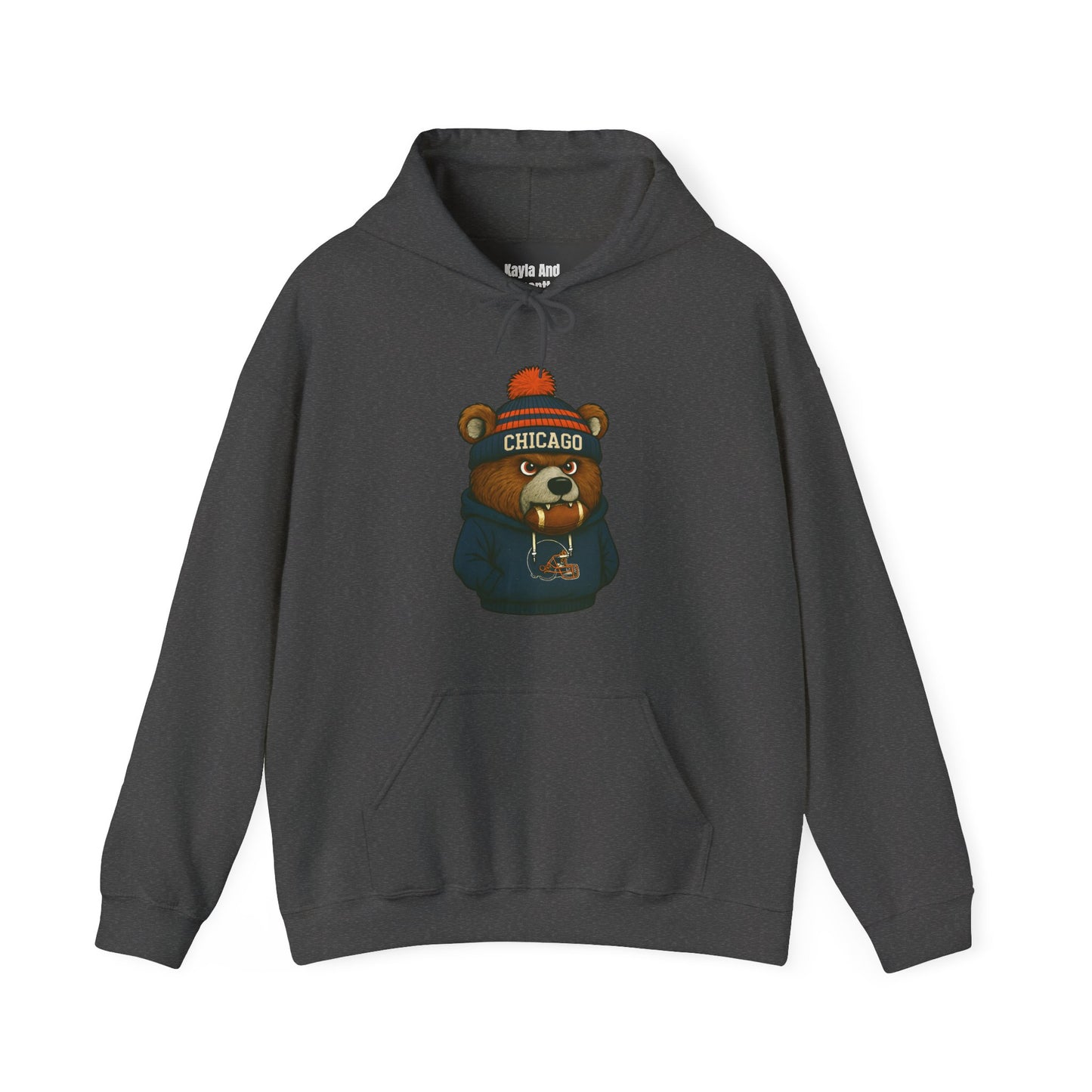 Chicago Football Hoodie | Retro Vintage Design Sweatshirt For Sports Fans