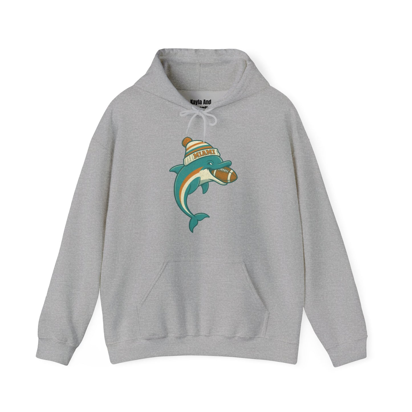 Miami Football Hoodie | Retro Vintage Design Sweatshirt For Sports Fans