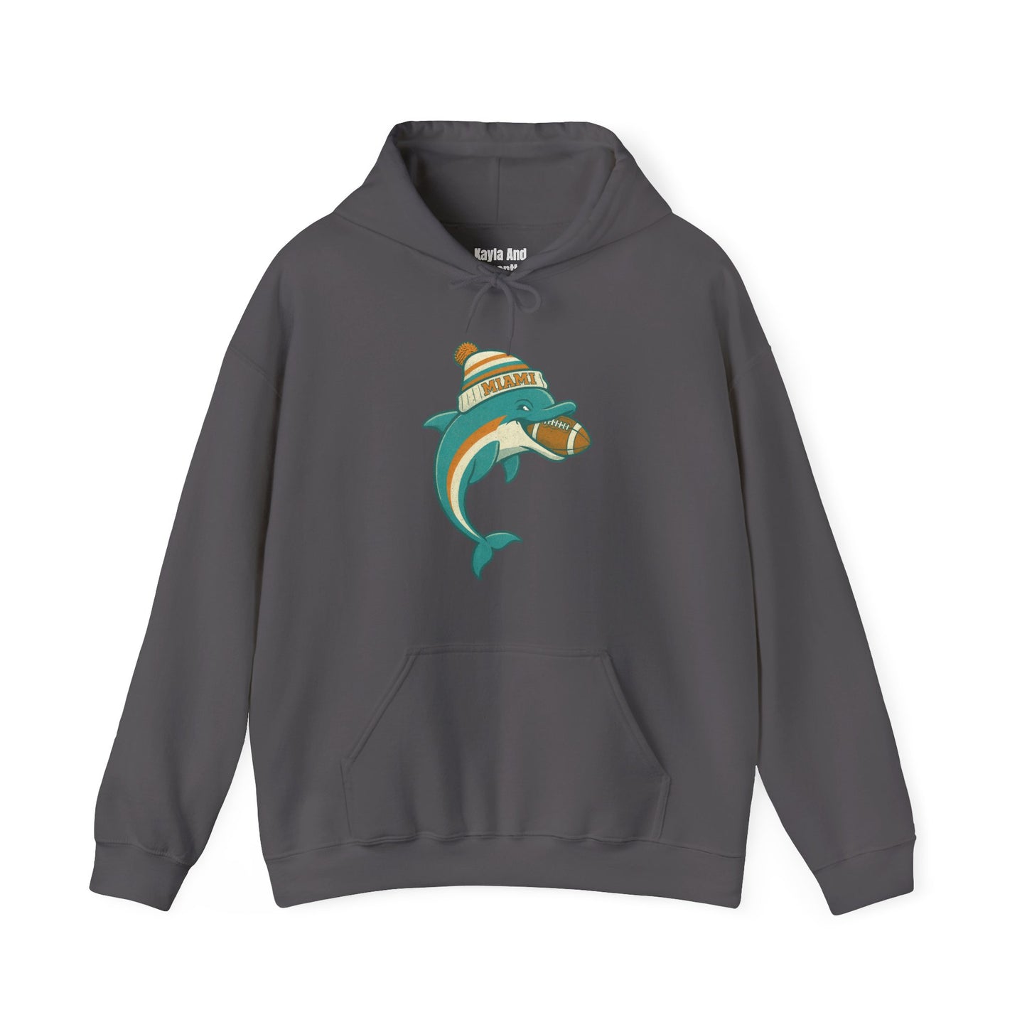 Miami Football Hoodie | Retro Vintage Design Sweatshirt For Sports Fans