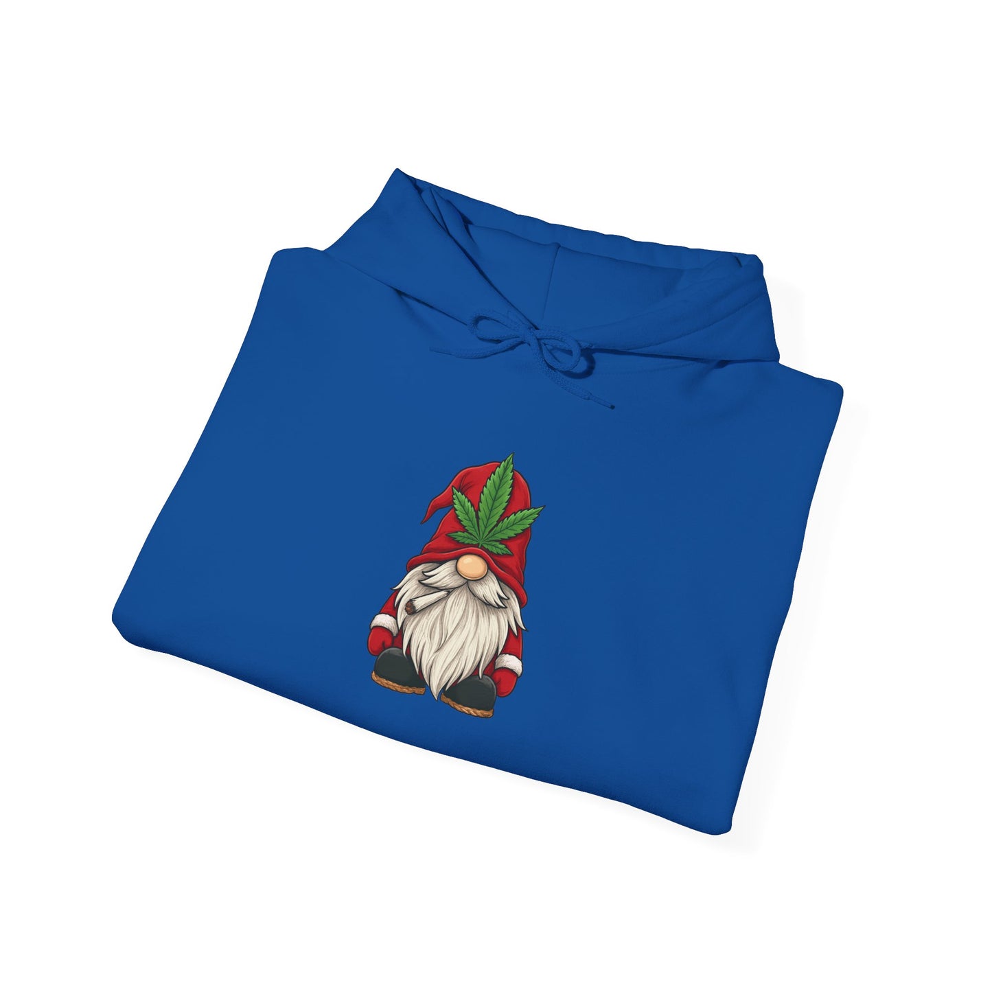 Stoney Christmas Gnome Hoodie | Funny Cannabis Leaf Santa Hat Holiday Apparel