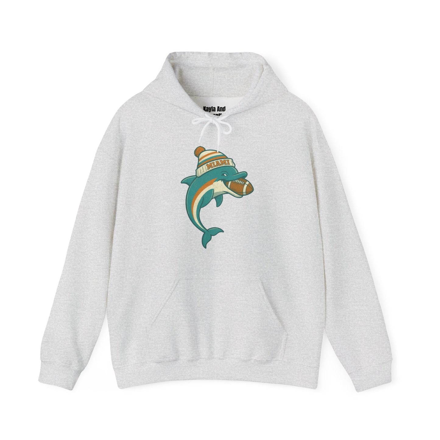 Miami Football Hoodie | Retro Vintage Design Sweatshirt For Sports Fans