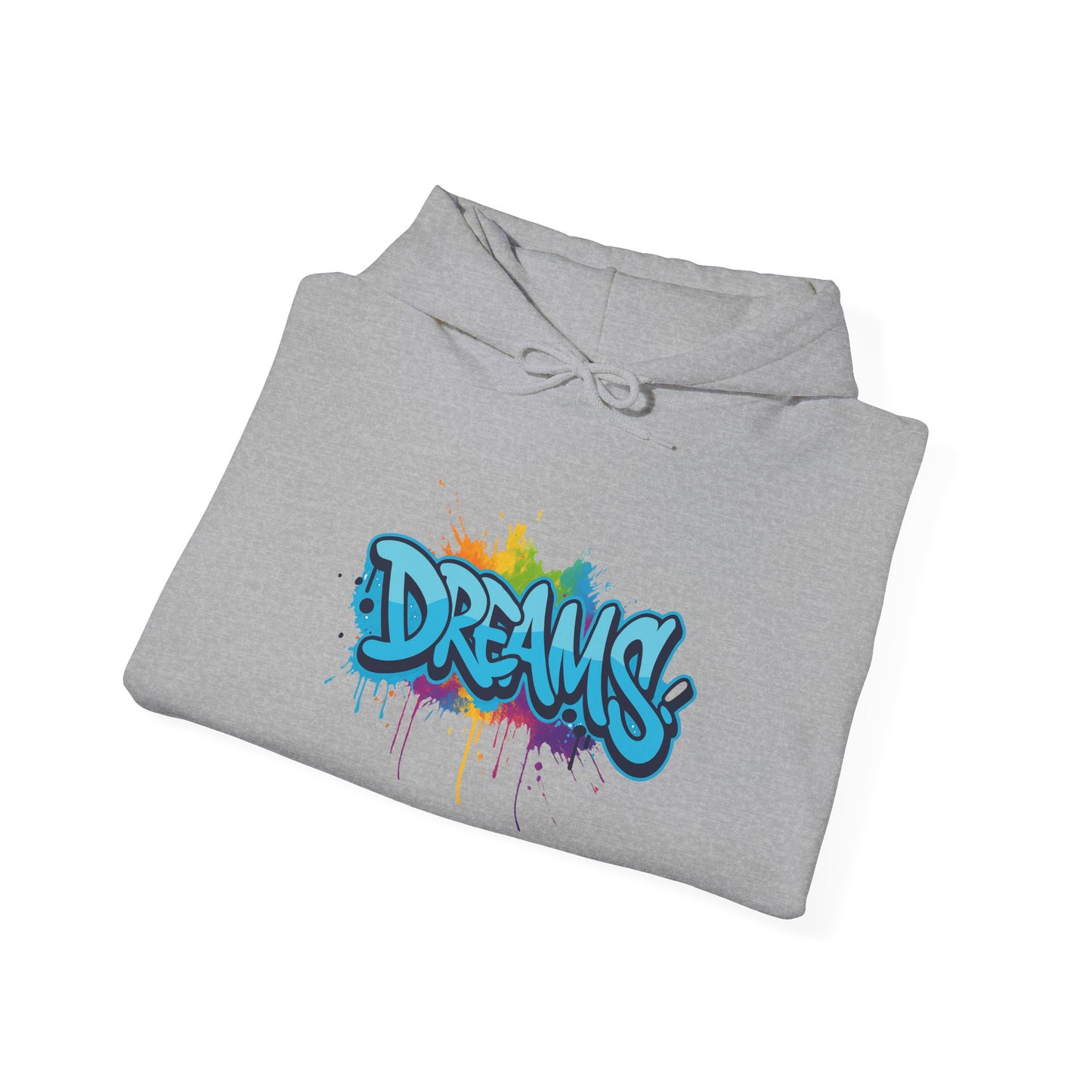 DREAMS Graffiti Hoodie | Flow of Life & Trust the Process Manifestation Apparel