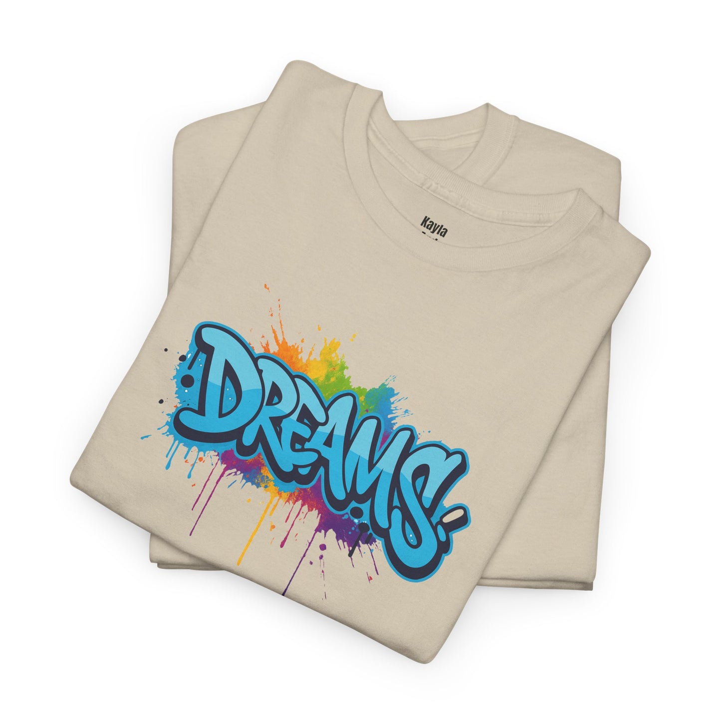 DREAMS Graffiti T-Shirt | Flow of Life & Trust the Process Manifestation Apparel