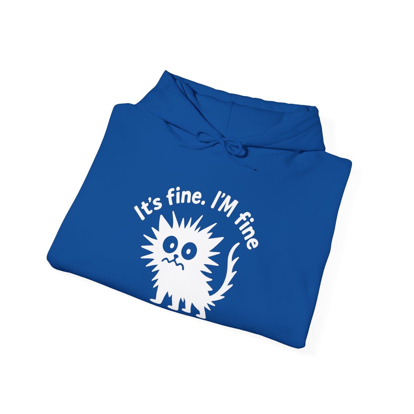 Stressed Cat Hoodie | It's Fine. I'm Fine. Everything's Fine Sweatshirt