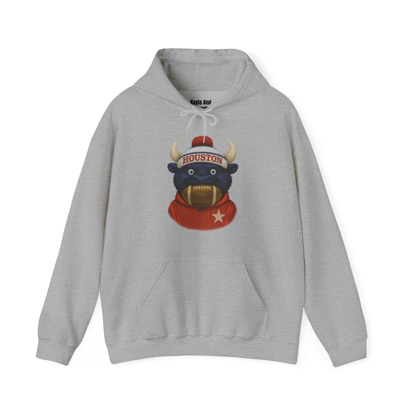 Houston Football Hoodie | Retro Vintage Design Sweatshirt For Sports Fans