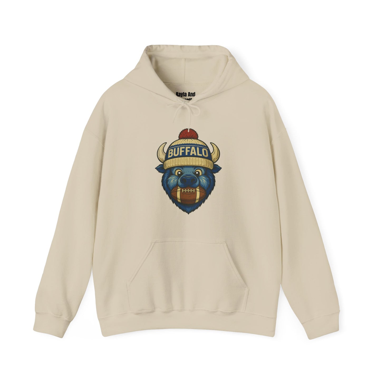 Buffalo Football Hoodie | Retro Vintage Design Sweatshirt For Sports Fans