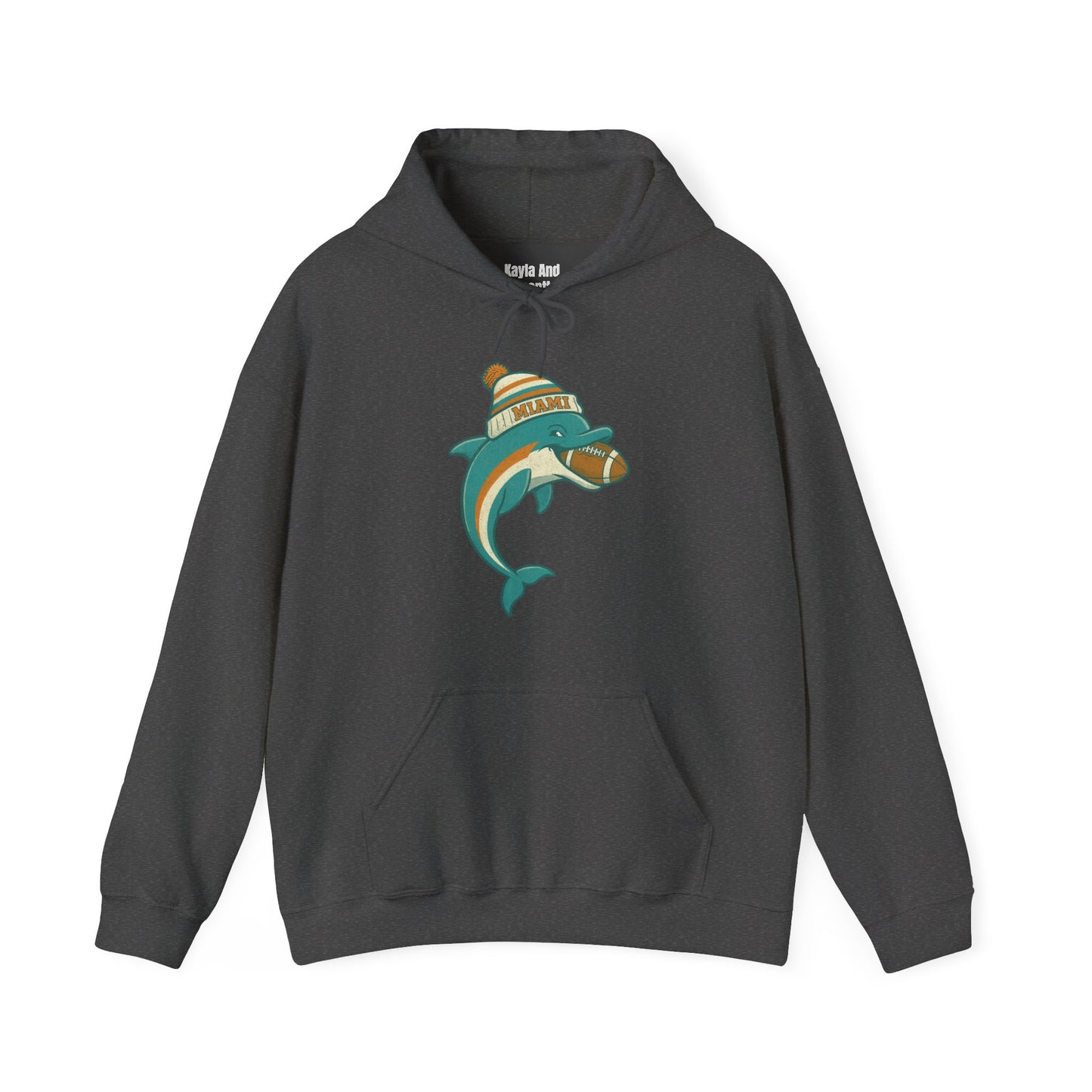 Miami Football Hoodie | Retro Vintage Design Sweatshirt For Sports Fans