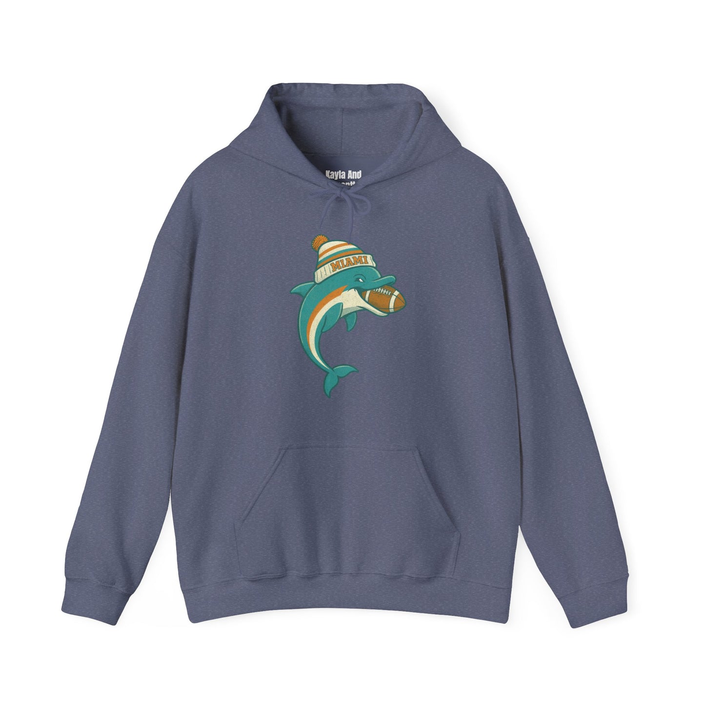 Miami Football Hoodie | Retro Vintage Design Sweatshirt For Sports Fans