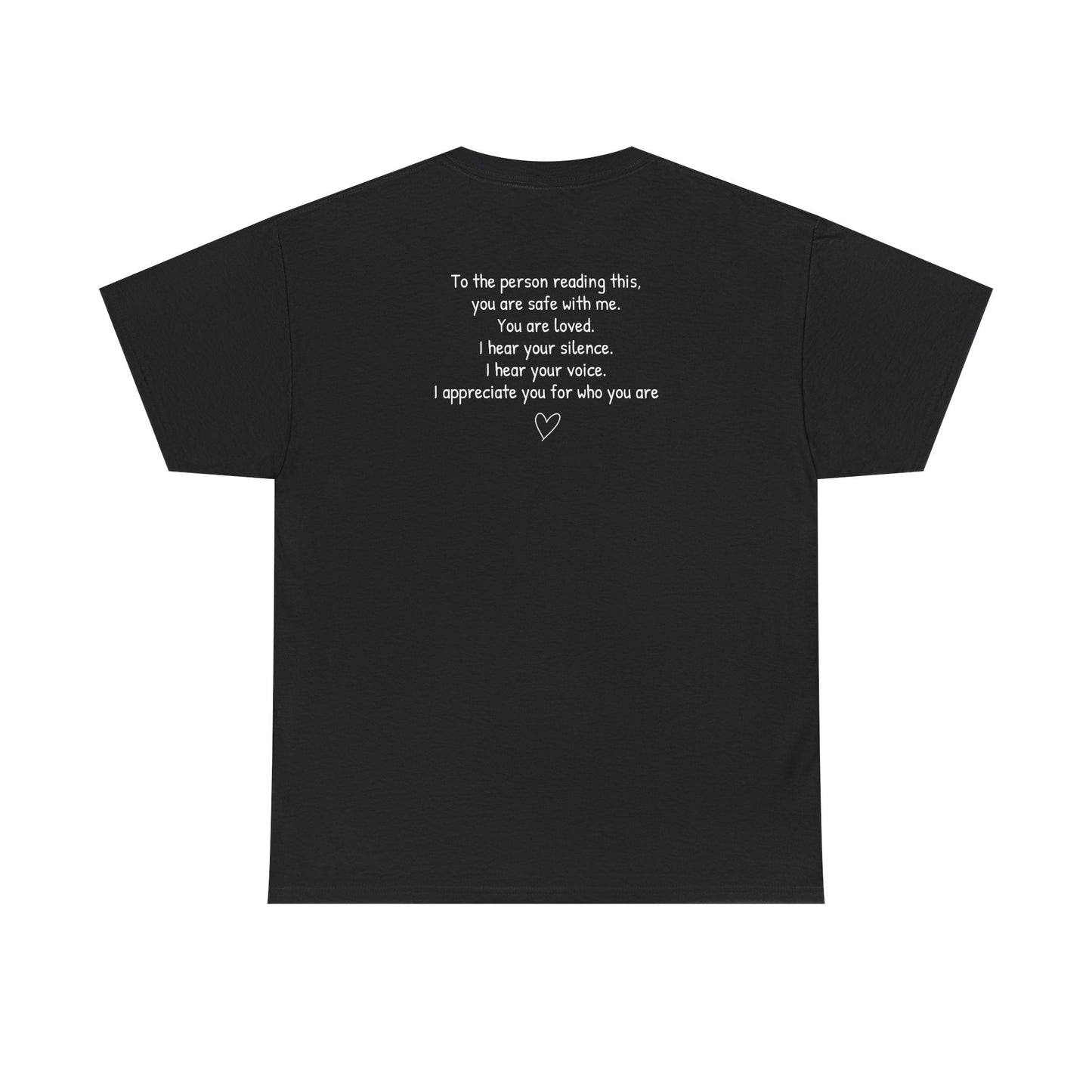 SAFE PLACE T-shirt – “You Are Safe With Me” Mental Health Tee