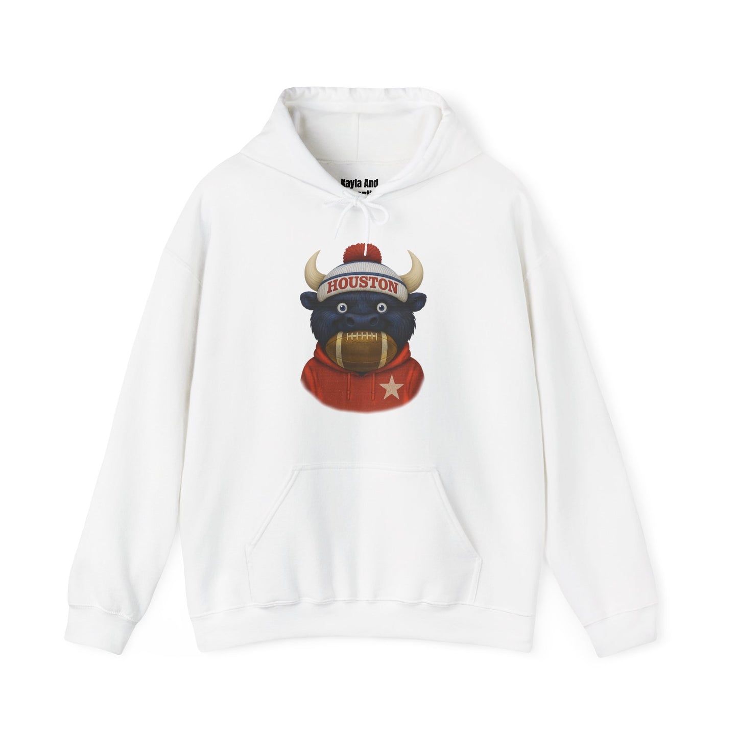 Houston Football Hoodie | Retro Vintage Design Sweatshirt For Sports Fans