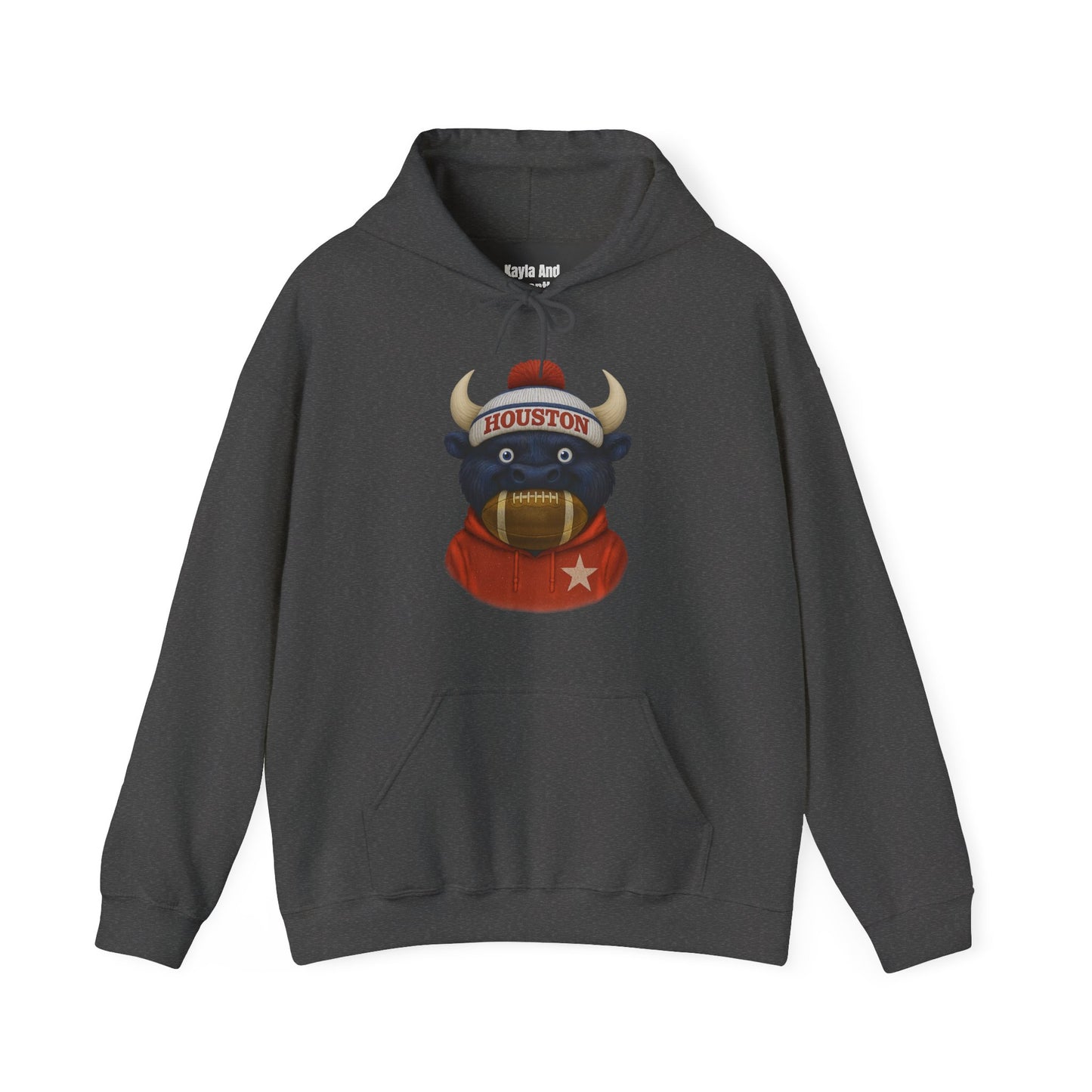 Houston Football Hoodie | Retro Vintage Design Sweatshirt For Sports Fans