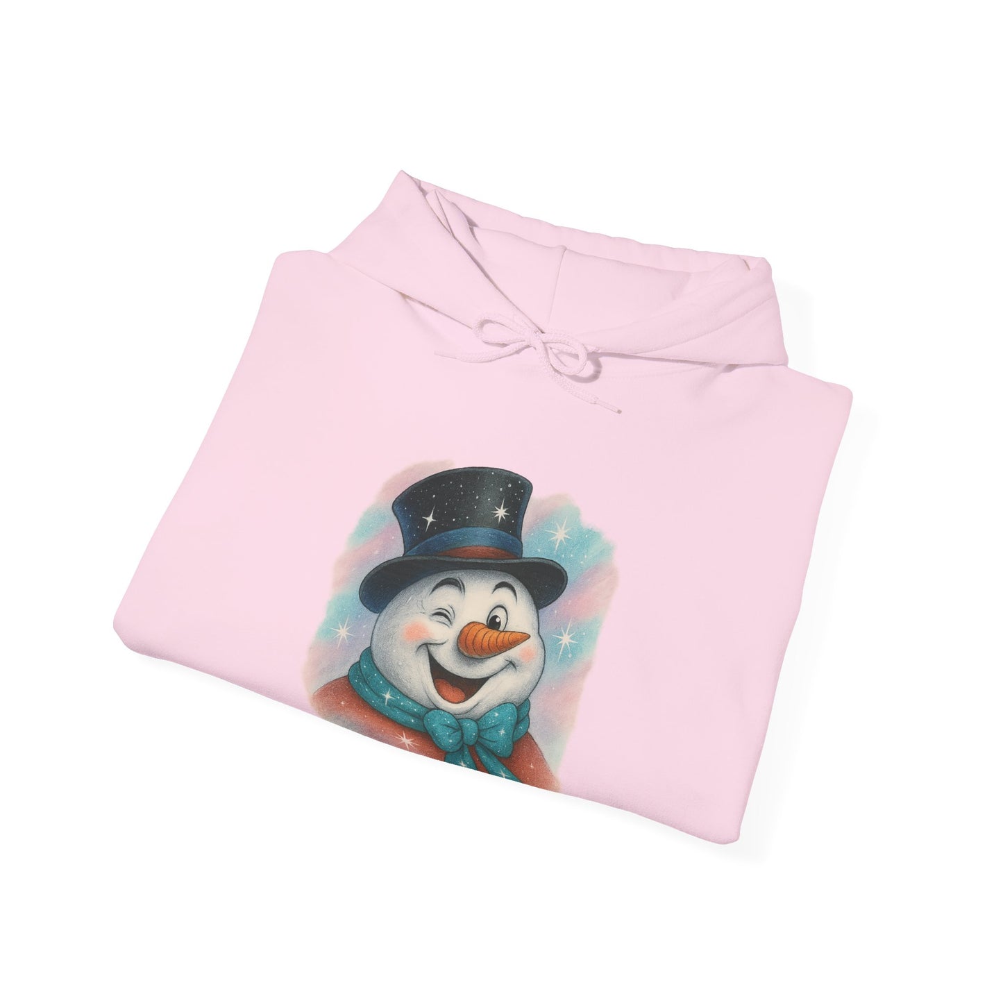 Winking Snowman Christmas Hoodie | Cute Holiday Sweater