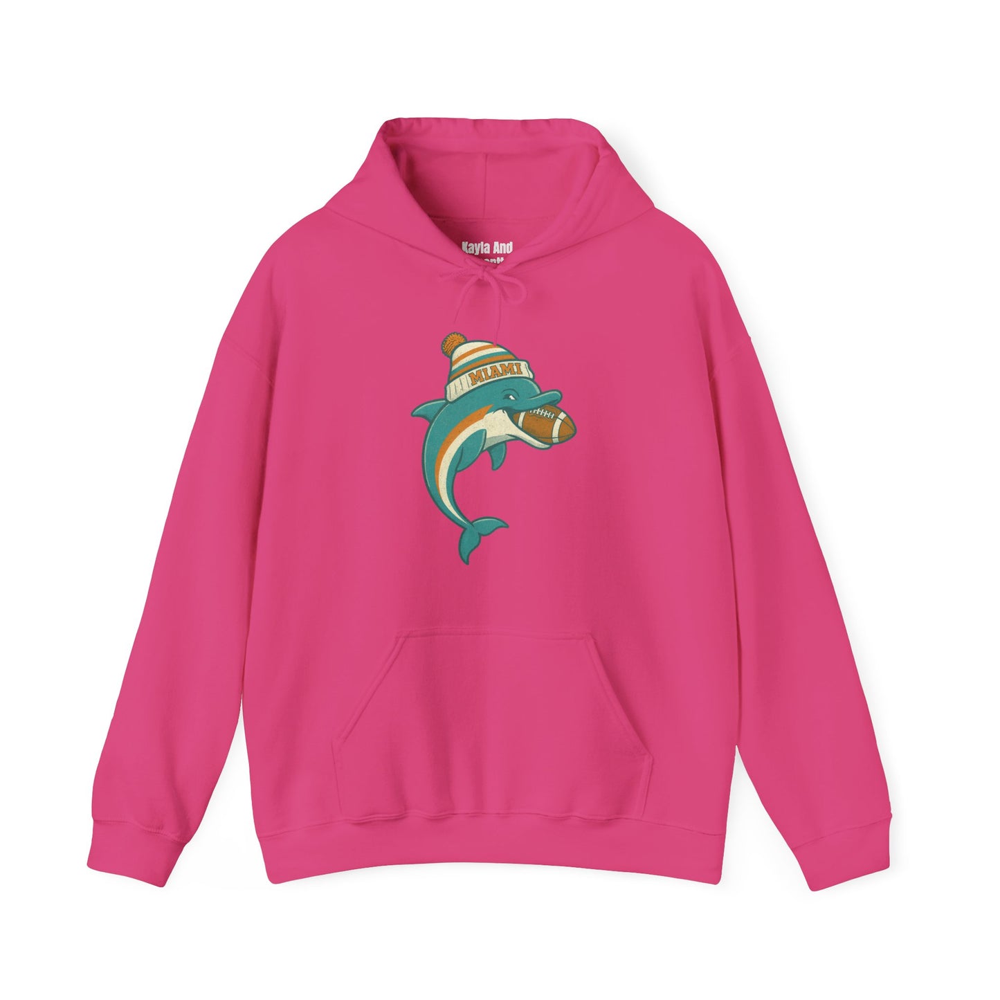 Miami Football Hoodie | Retro Vintage Design Sweatshirt For Sports Fans