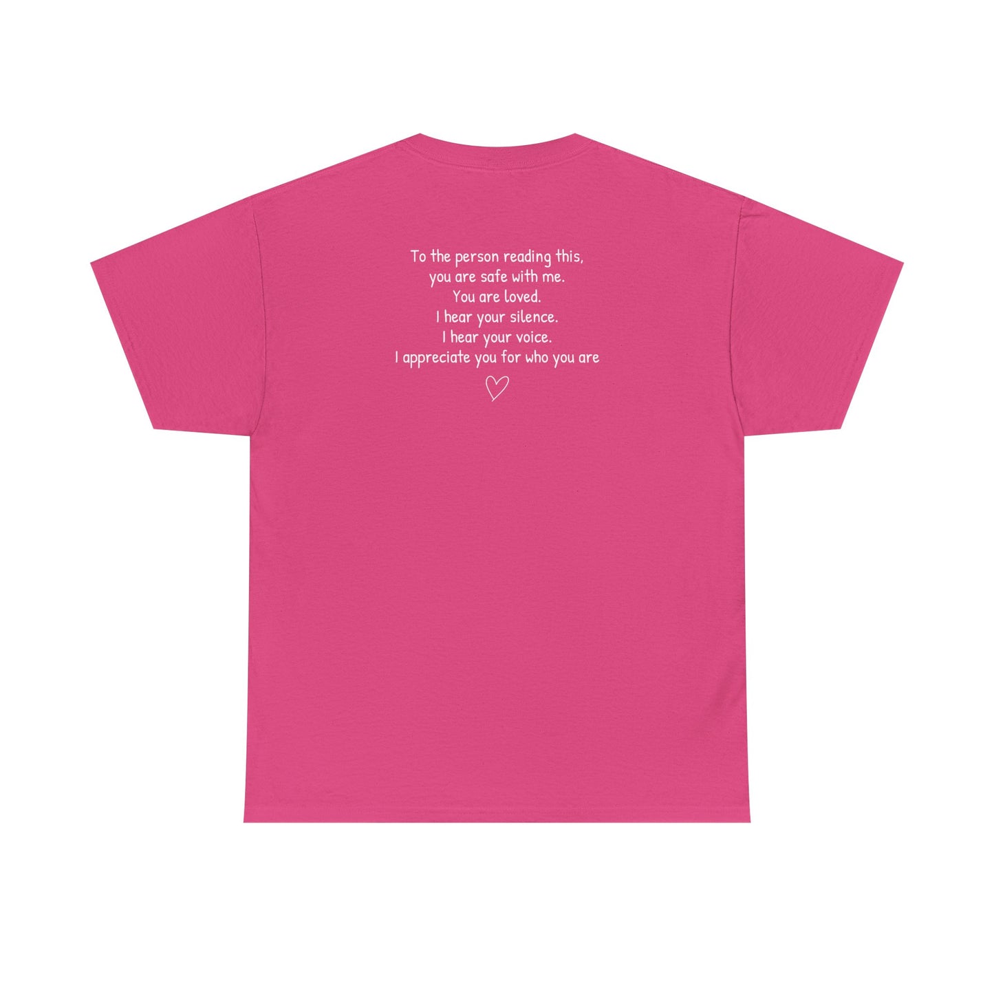 SAFE PLACE T-shirt – “You Are Safe With Me” Mental Health Tee