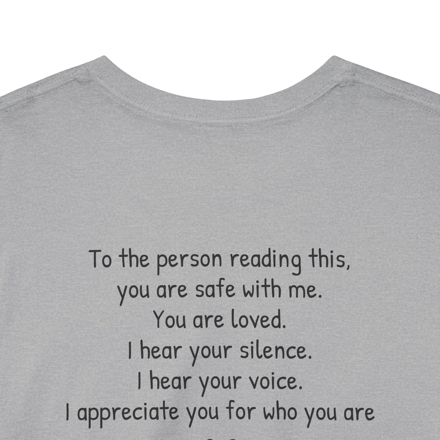 SAFE PLACE T-shirt – “You Are Safe With Me” Mental Health Tee