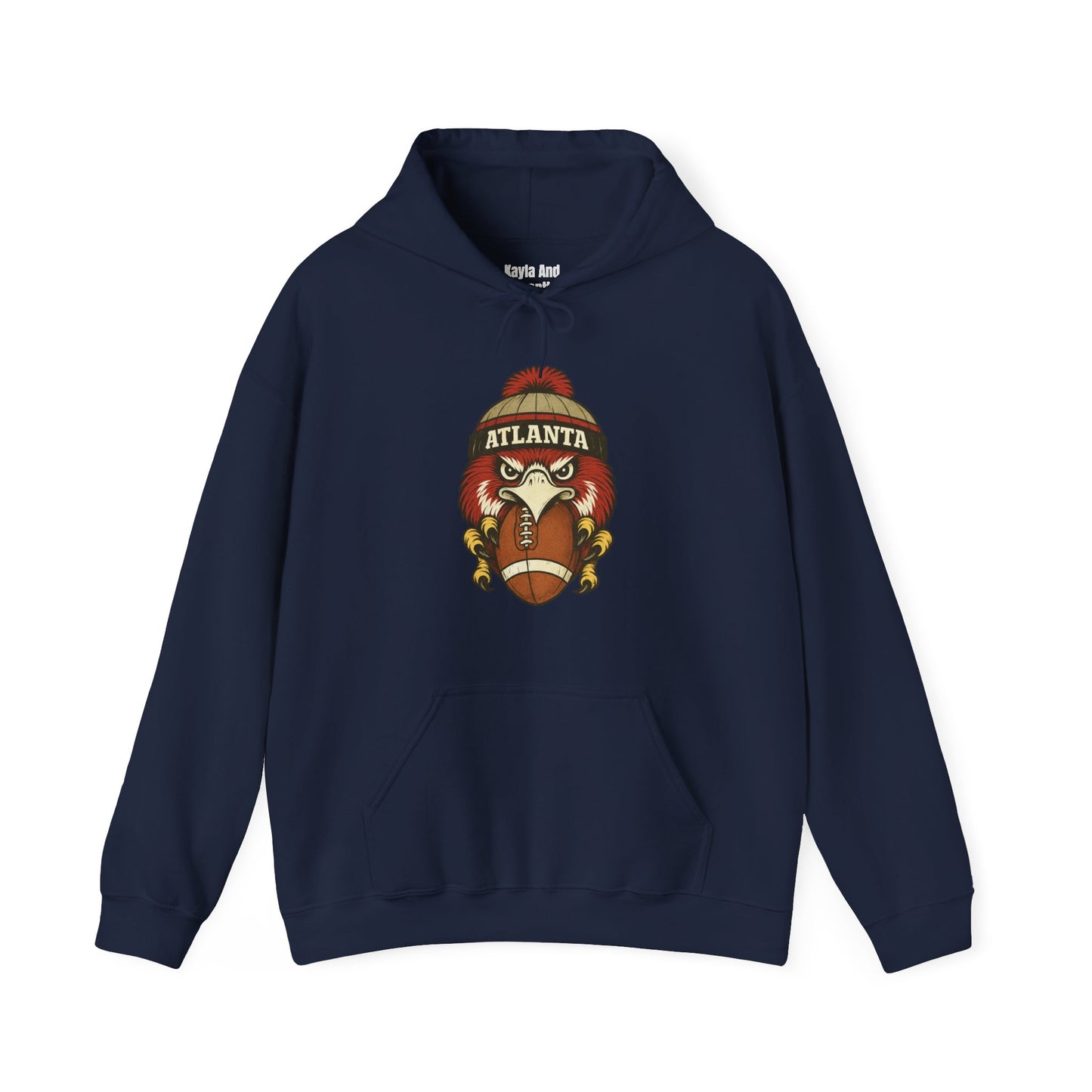 Atlanta Football Hoodie | Retro Vintage Design Sweatshirt For Sports Fans