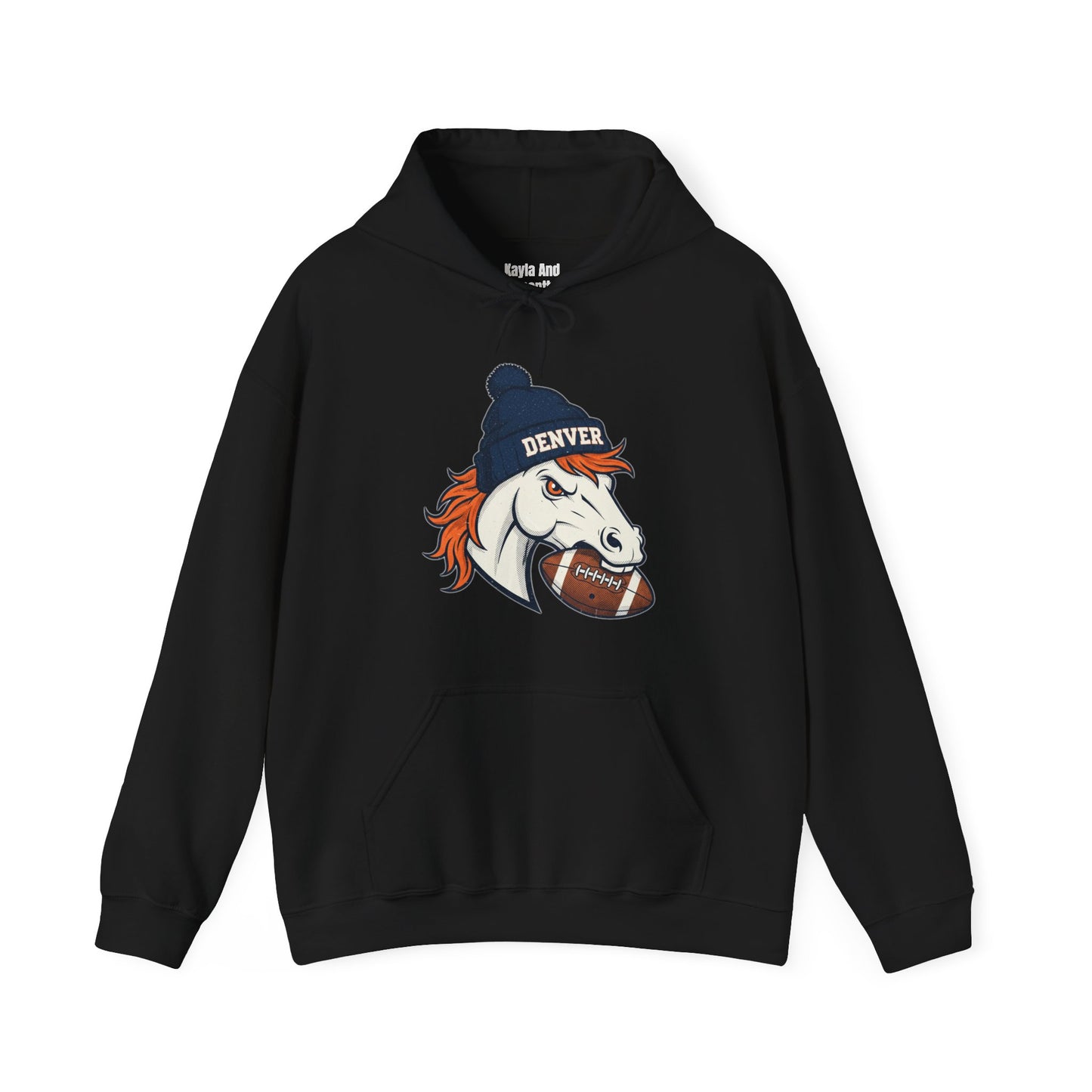 Denver Football Hoodie | Retro Vintage Design Sweatshirt For Sports Fans