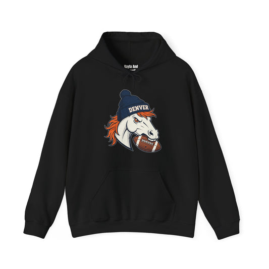 Denver Football Hoodie | Retro Vintage Design Sweatshirt For Sports Fans