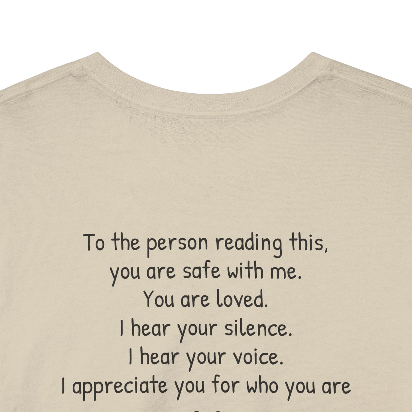 SAFE PLACE T-shirt – “You Are Safe With Me” Mental Health Tee