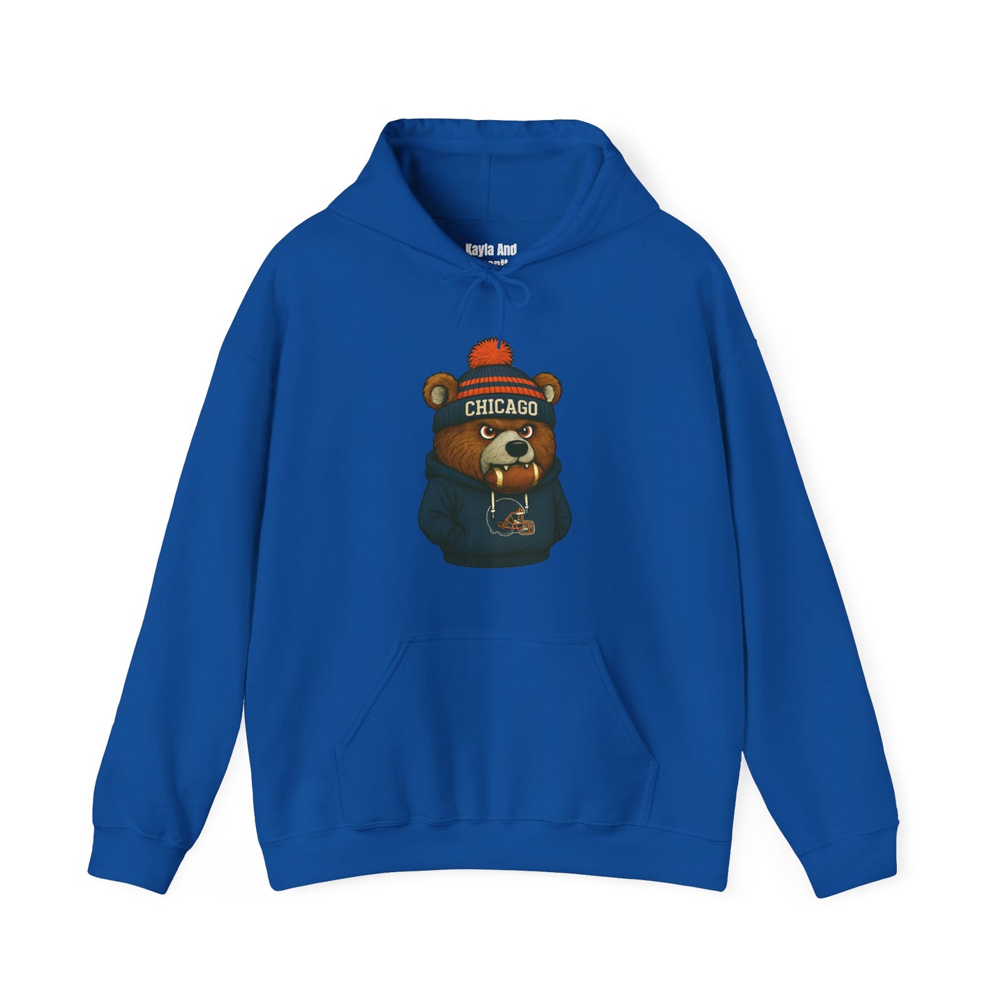 Chicago Football Hoodie | Retro Vintage Design Sweatshirt For Sports Fans