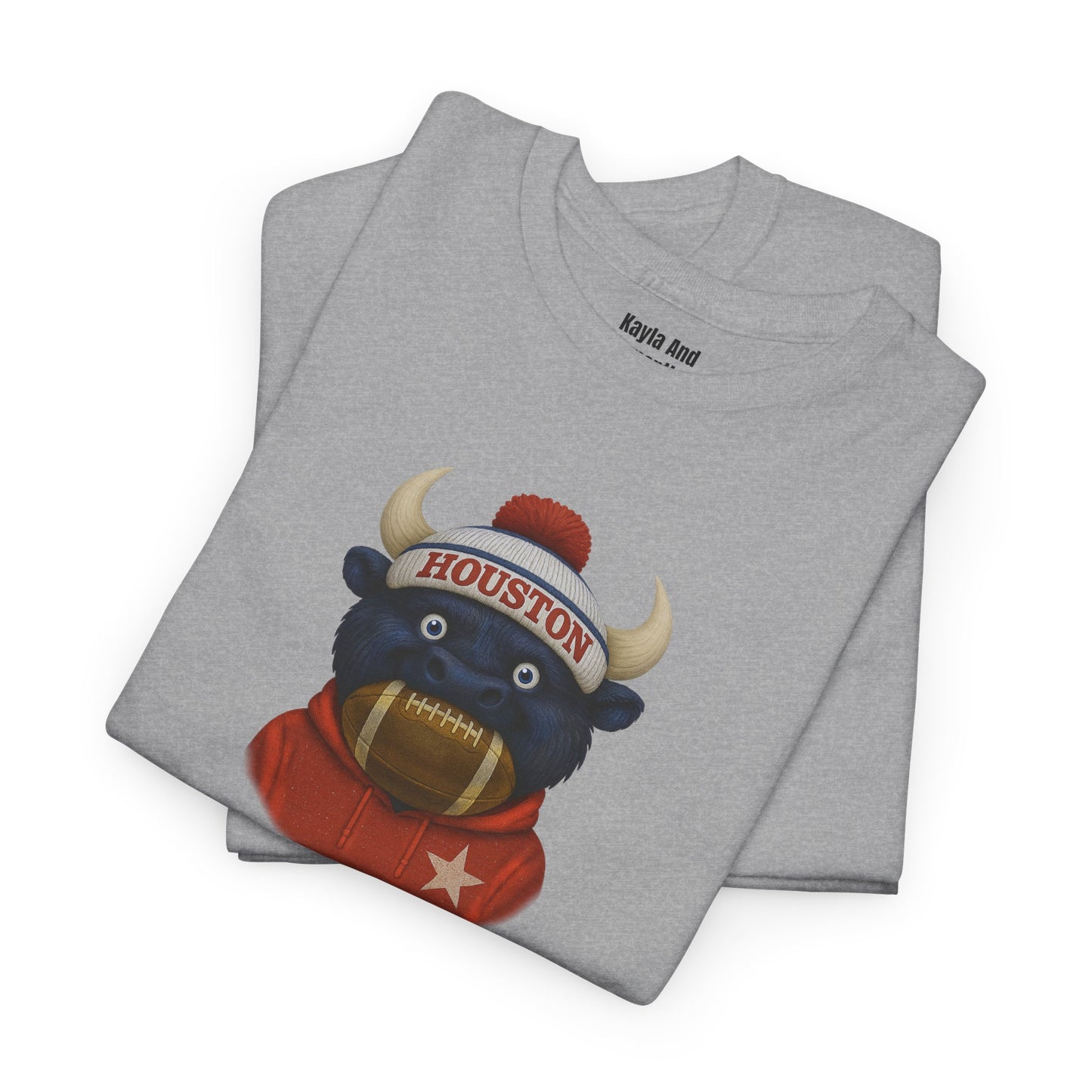 Houston Football T-Shirt | Retro Vintage Design Tee For Sports Fans