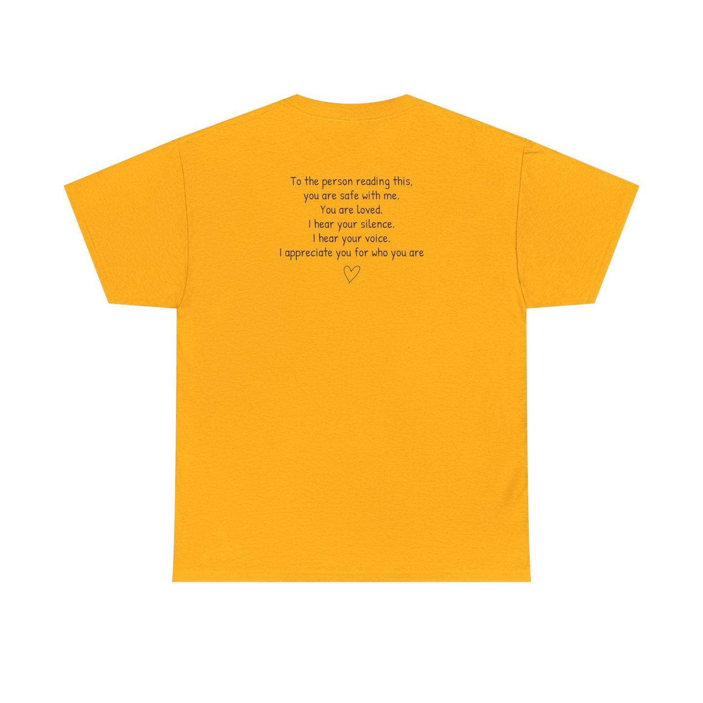 SAFE PLACE T-shirt – “You Are Safe With Me” Mental Health Tee