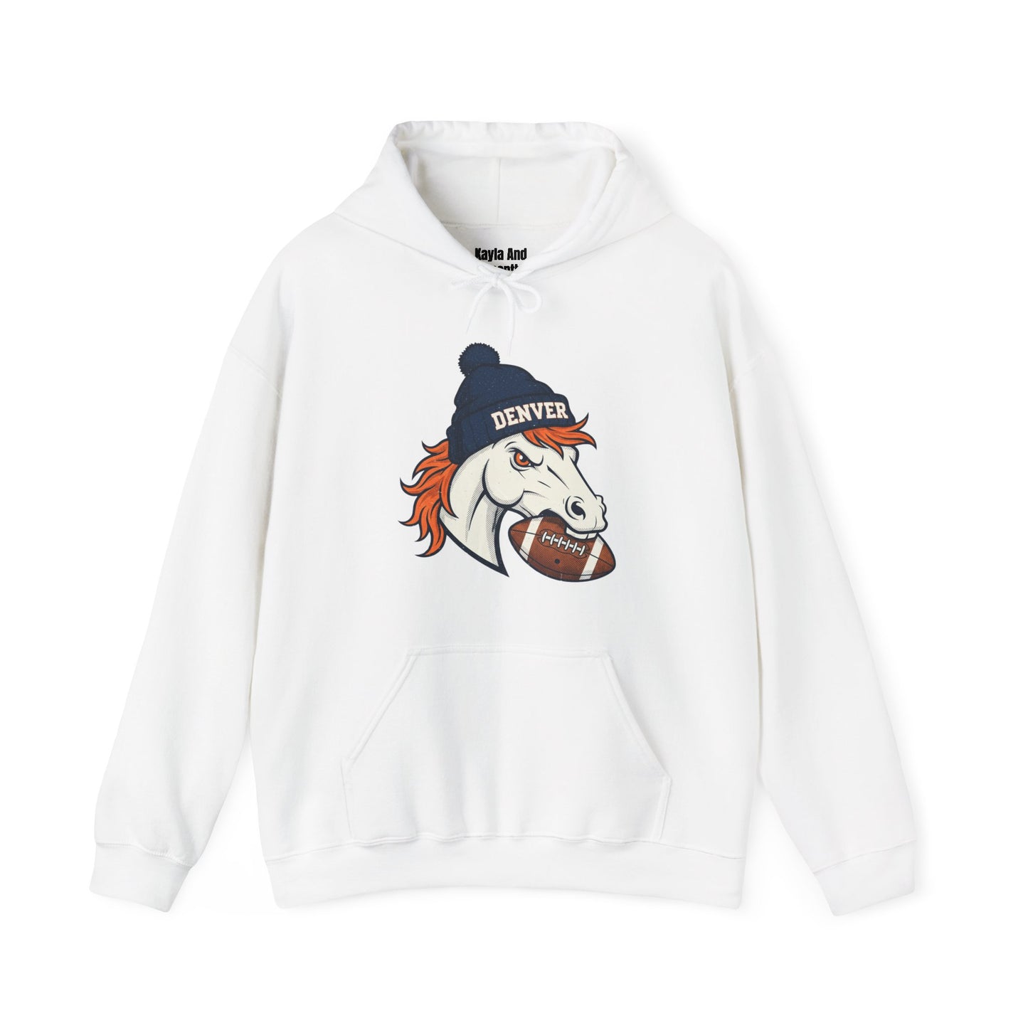 Denver Football Hoodie | Retro Vintage Design Sweatshirt For Sports Fans