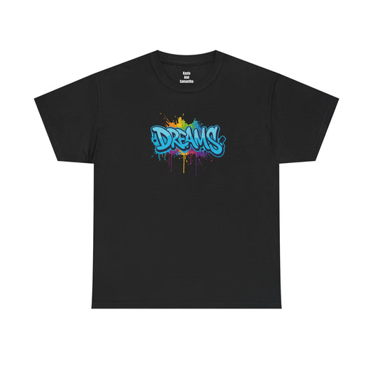 DREAMS Graffiti T-Shirt | Flow of Life & Trust the Process Manifestation Apparel