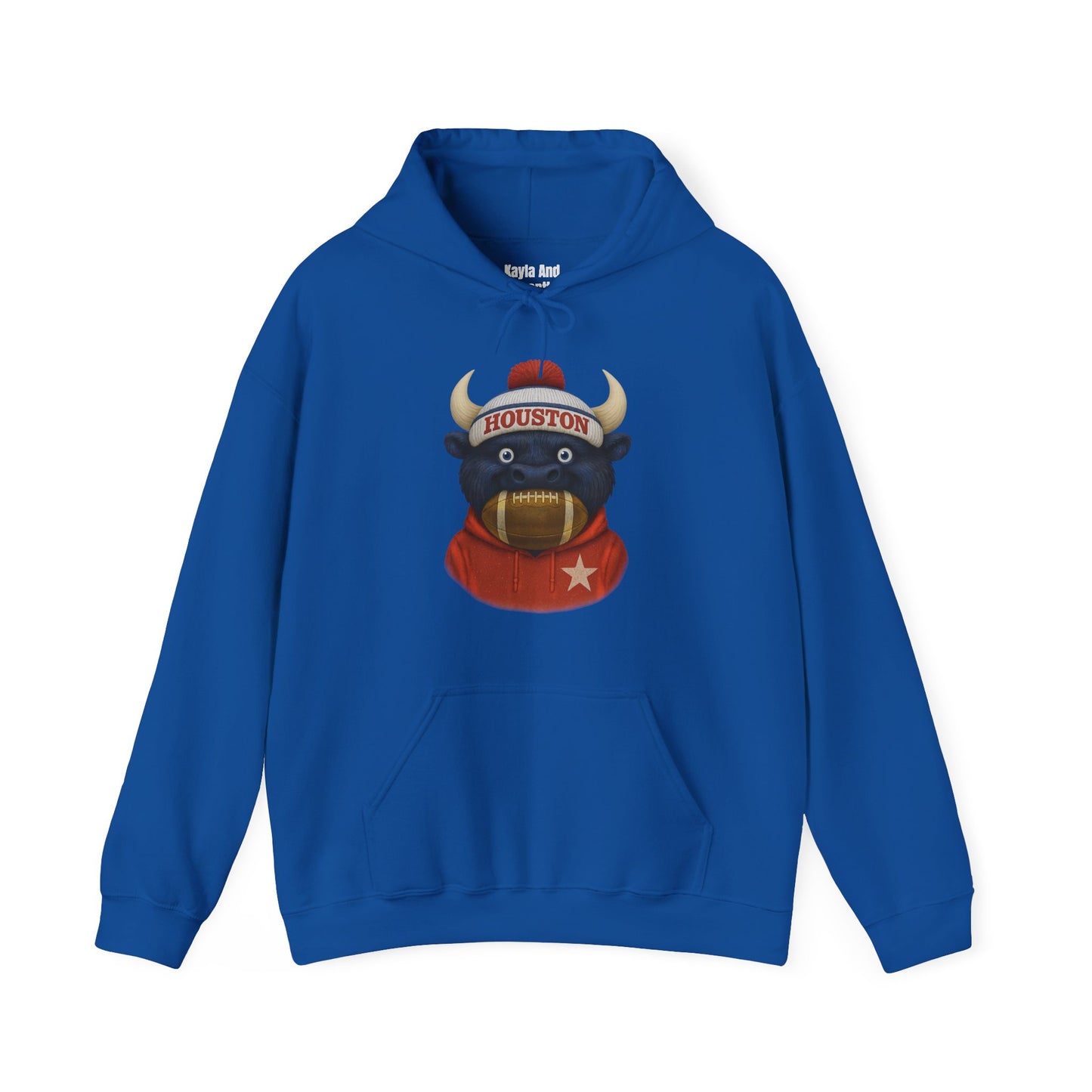 Houston Football Hoodie | Retro Vintage Design Sweatshirt For Sports Fans