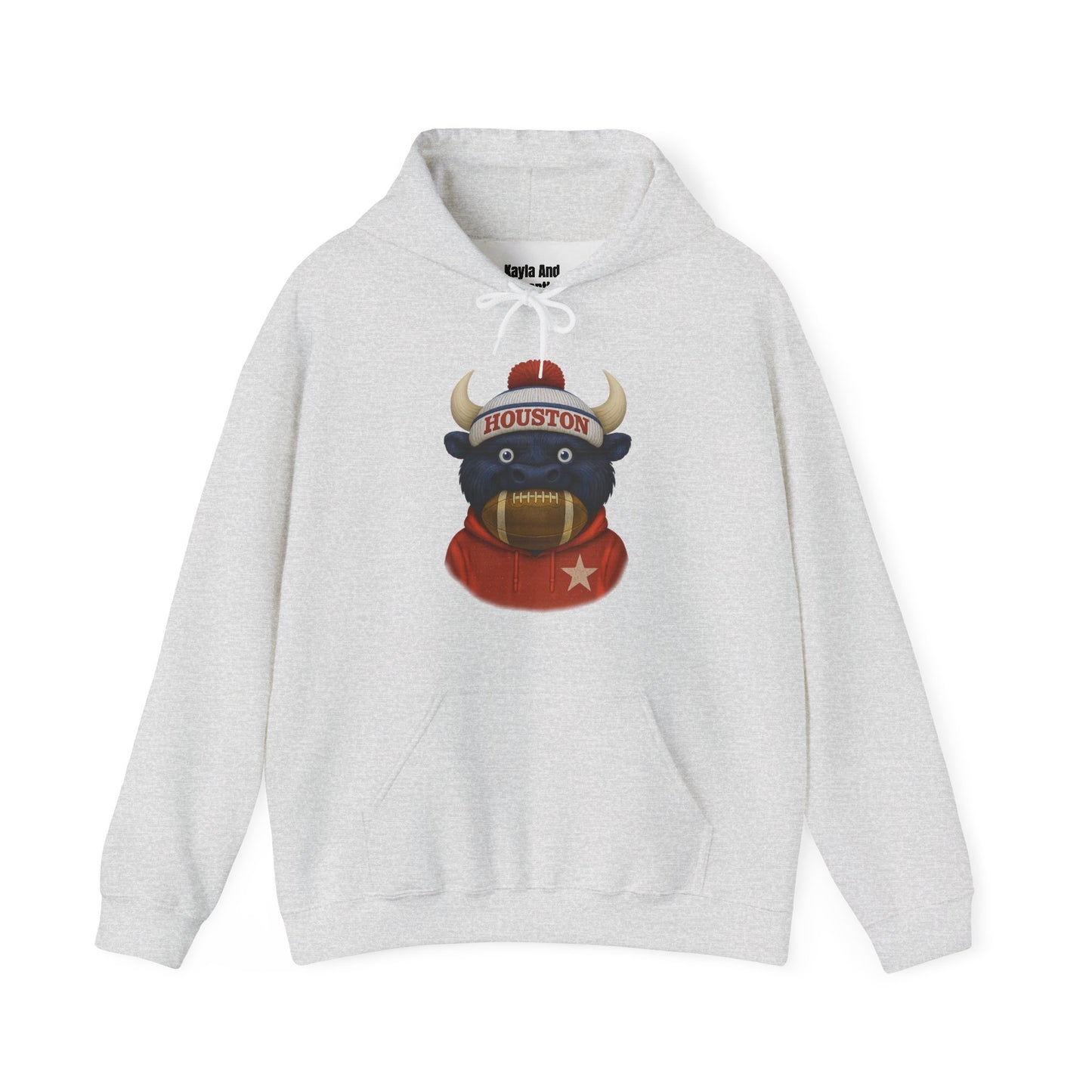 Houston Football Hoodie | Retro Vintage Design Sweatshirt For Sports Fans