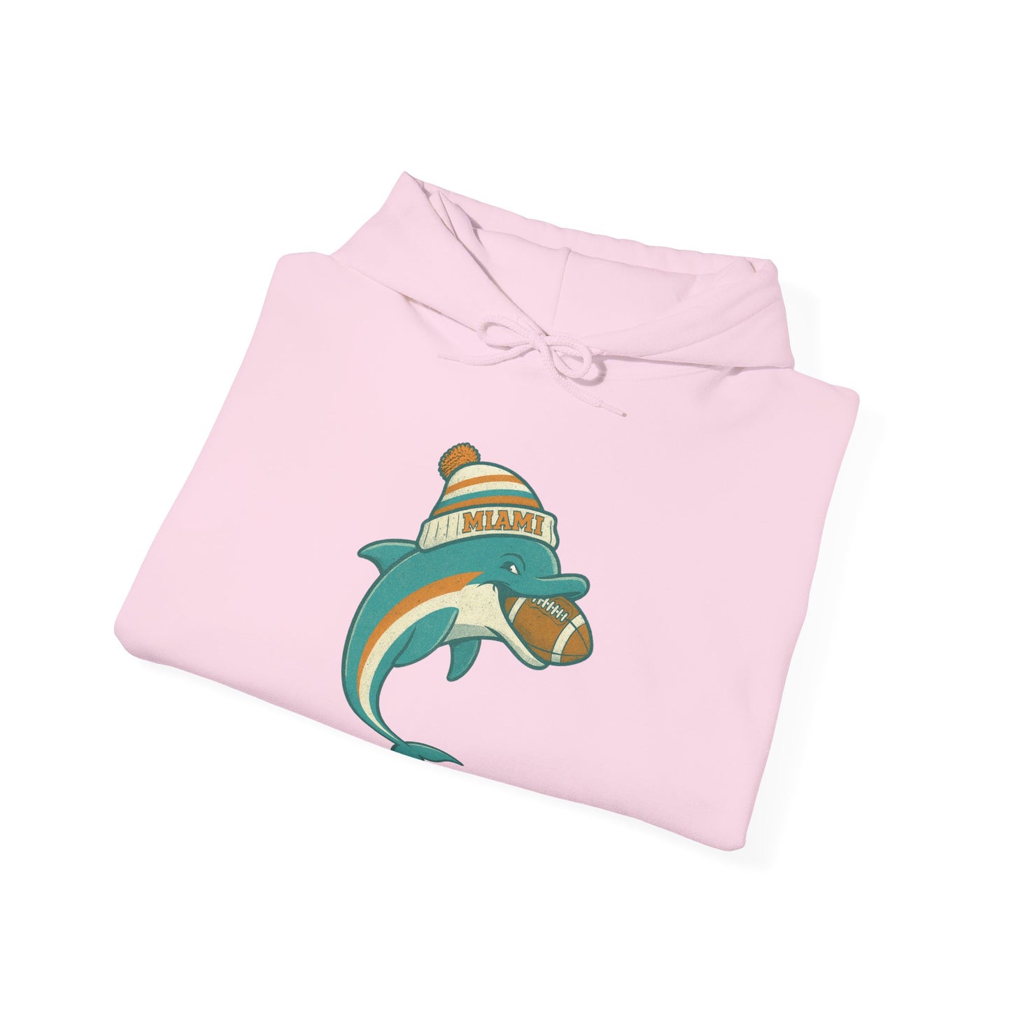 Miami Football Hoodie | Retro Vintage Design Sweatshirt For Sports Fans