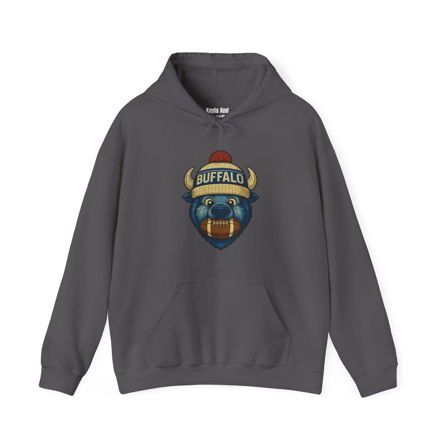 Buffalo Football Hoodie | Retro Vintage Design Sweatshirt For Sports Fans