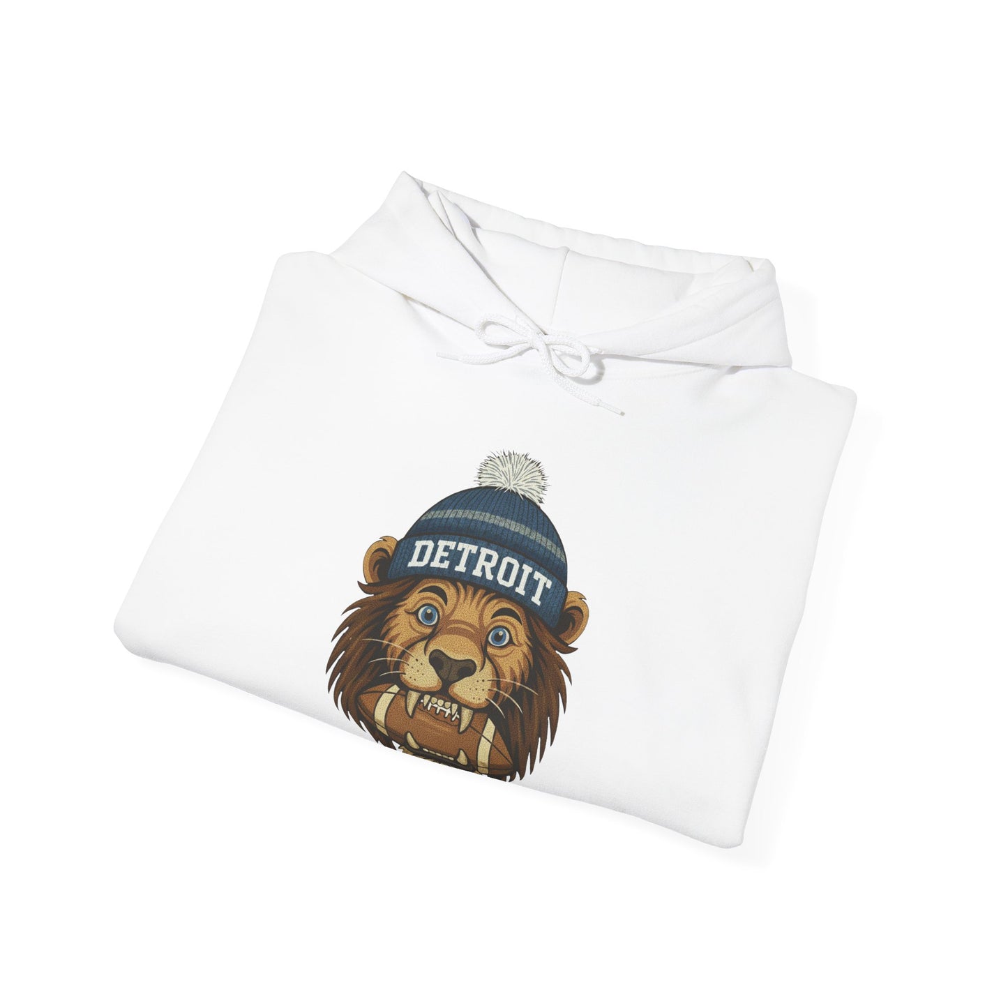 Detroit Football Hoodie | Retro Vintage Design Sweatshirt For Sports Fans